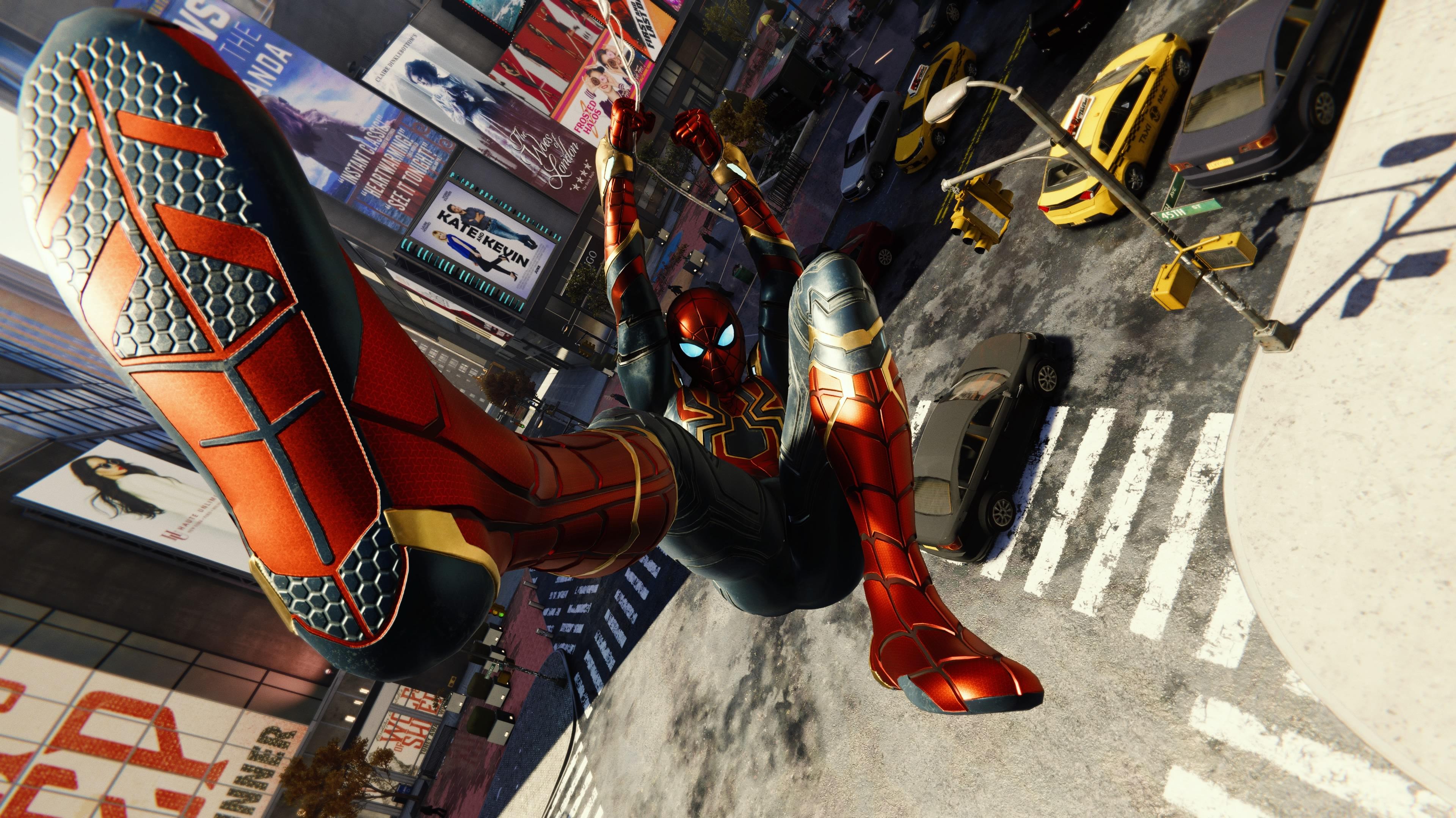 spiderman iron suit shooting web 1537692526