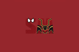 spiderman minimalism avengers infinity war 5k 1536521754