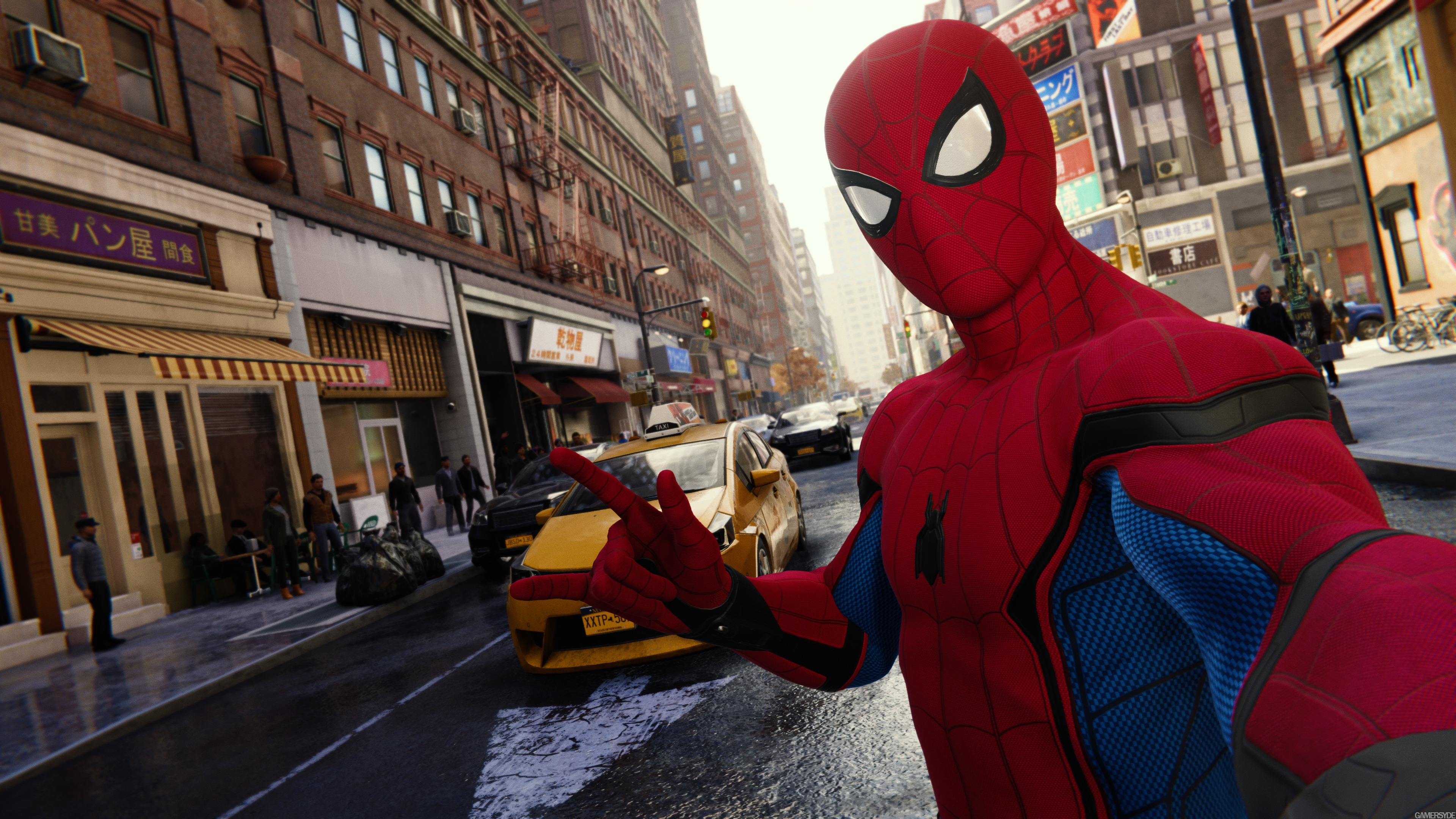 spiderman taking selfie ps4 2018 1537692366