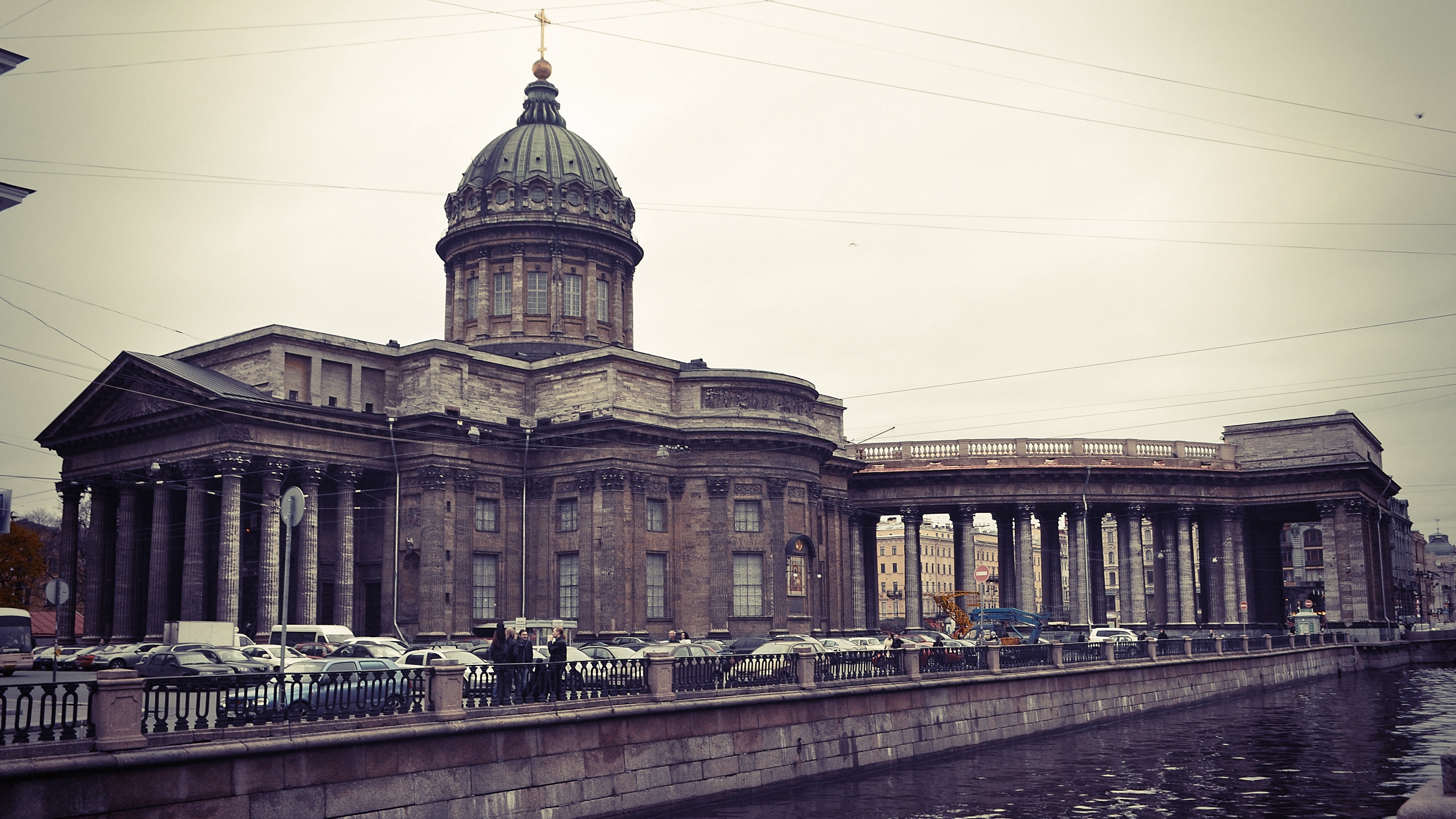 st petersburg quay river kazan cathedral 4k 1538065411