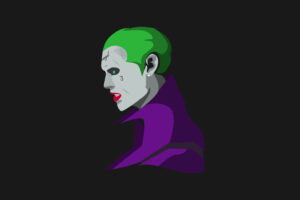 suicide squad joker minimalism 1536523684