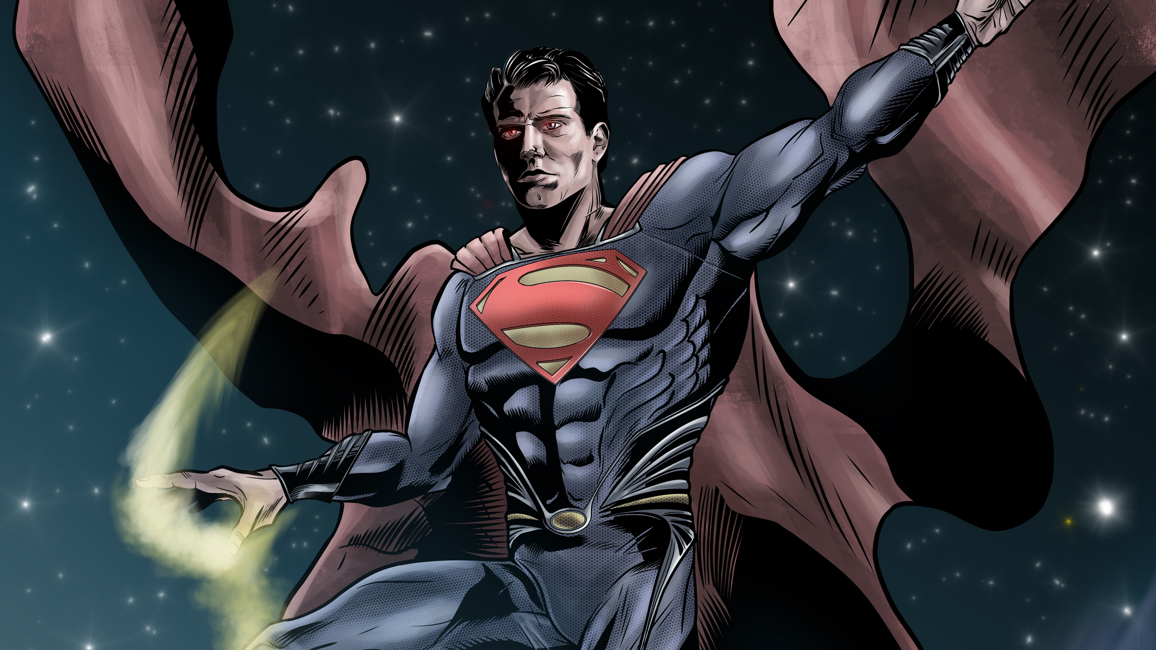 superman man of steel digital art 1536521861