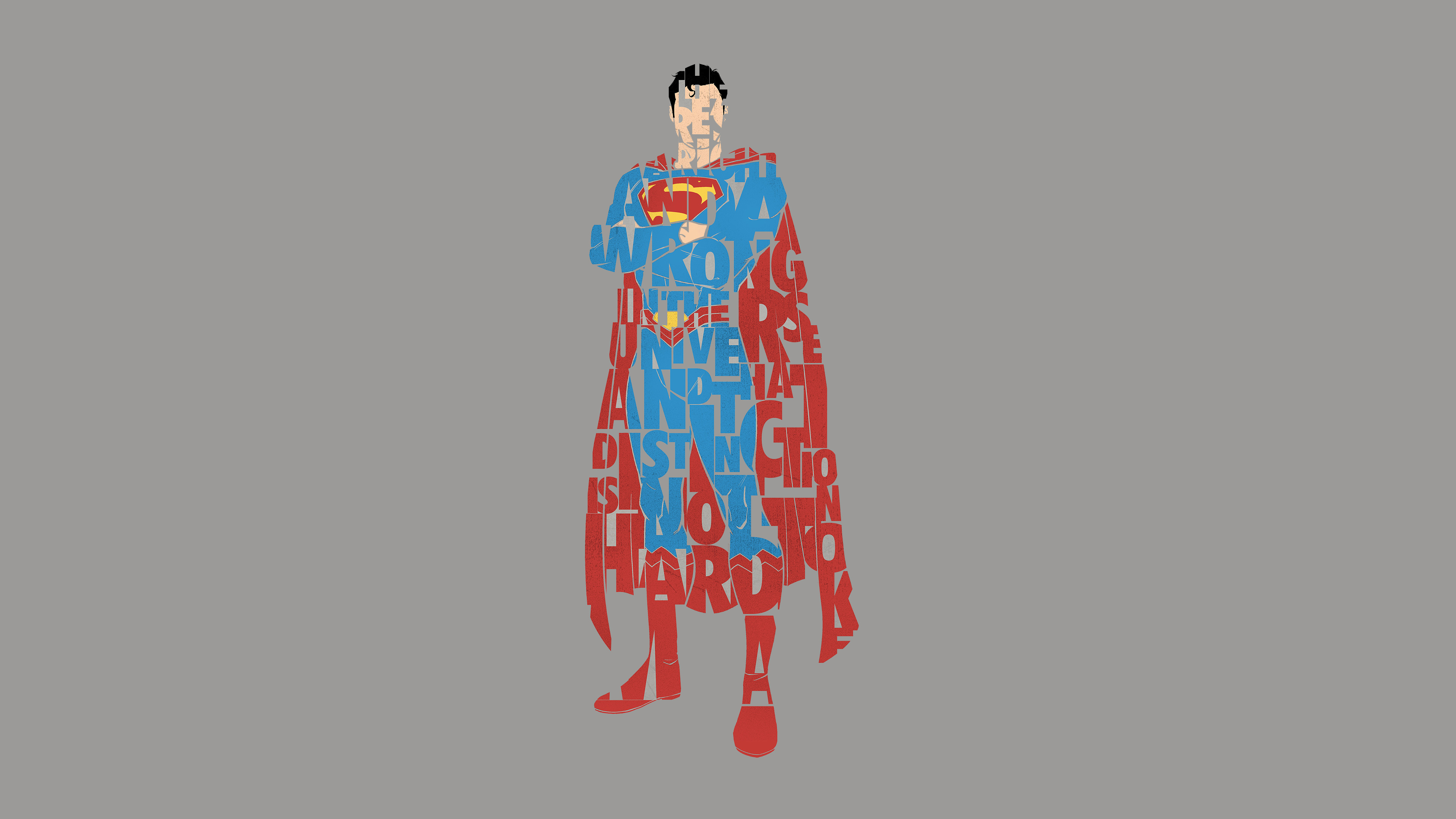 superman typography 4k 1536522565