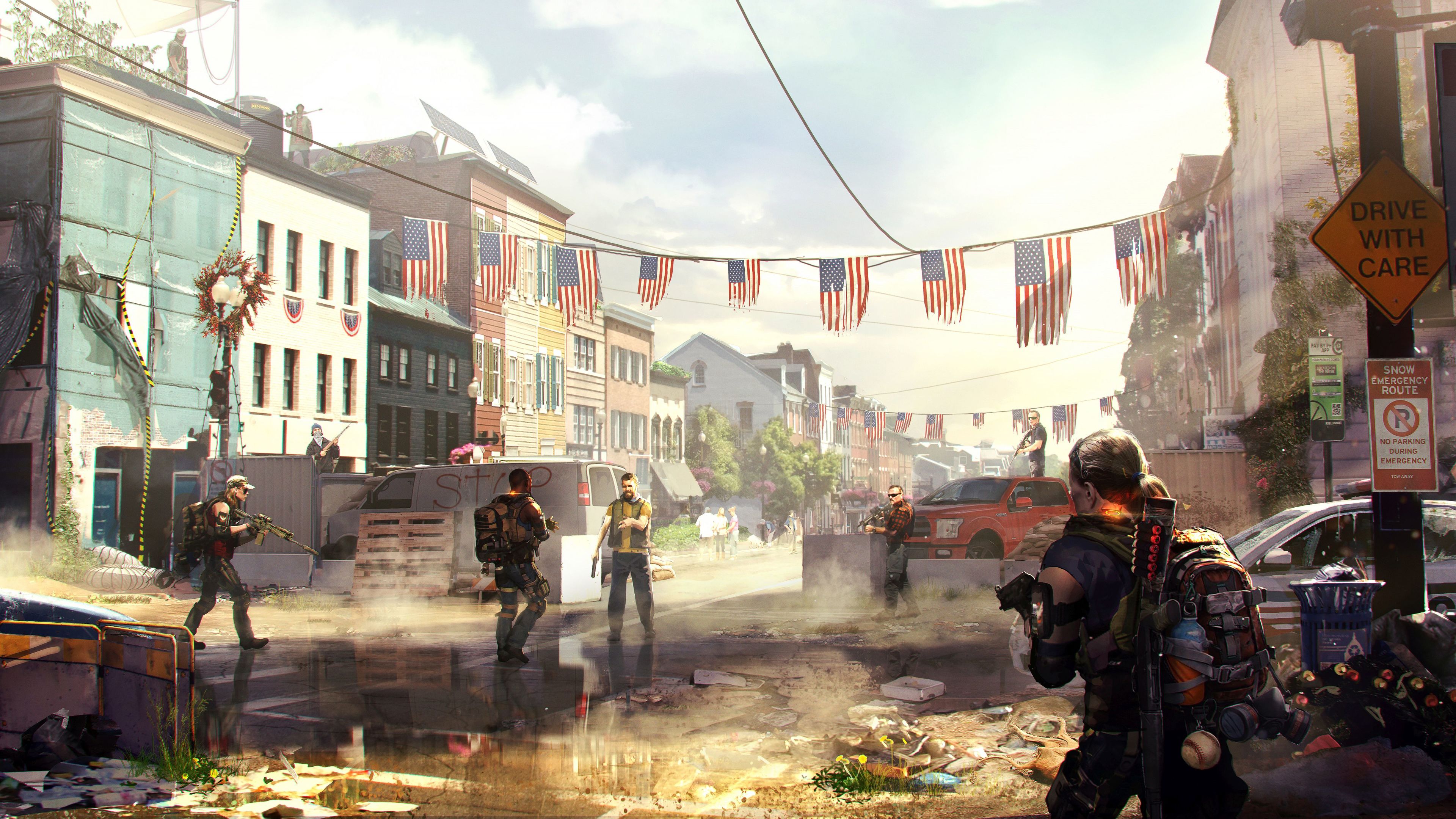 tom clanycs the division 2 key art 8k 1537690728