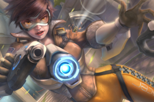 tracer ovewatch artwork 5k 1538343618