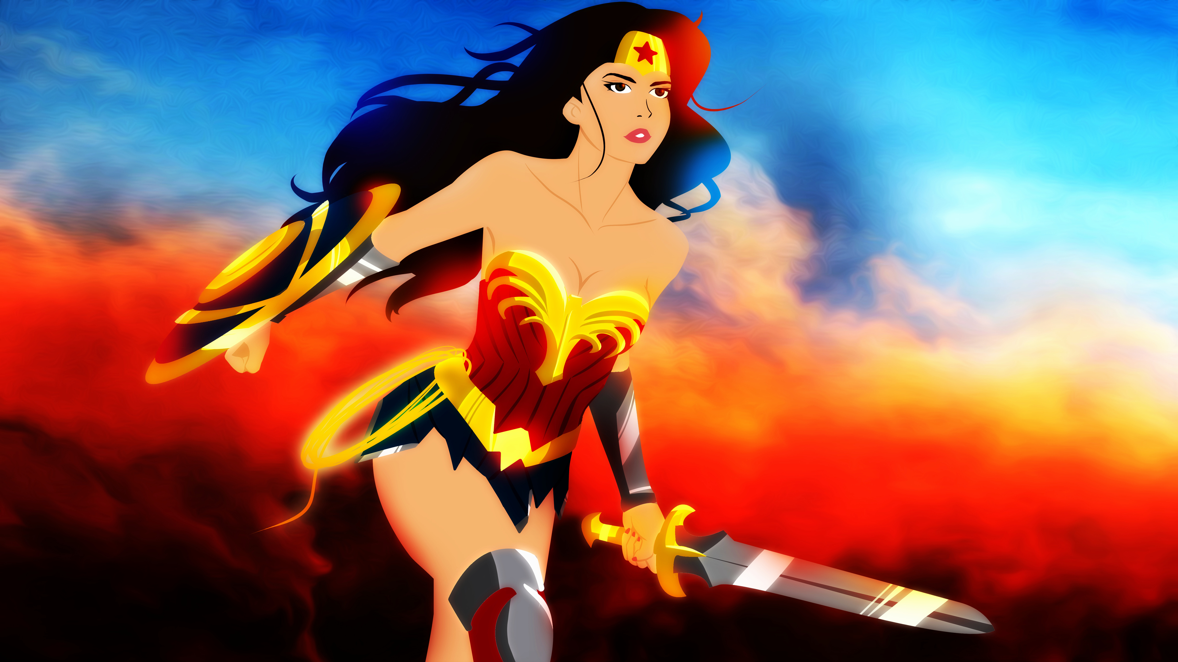 wonder woman artwork 5k 1536522360