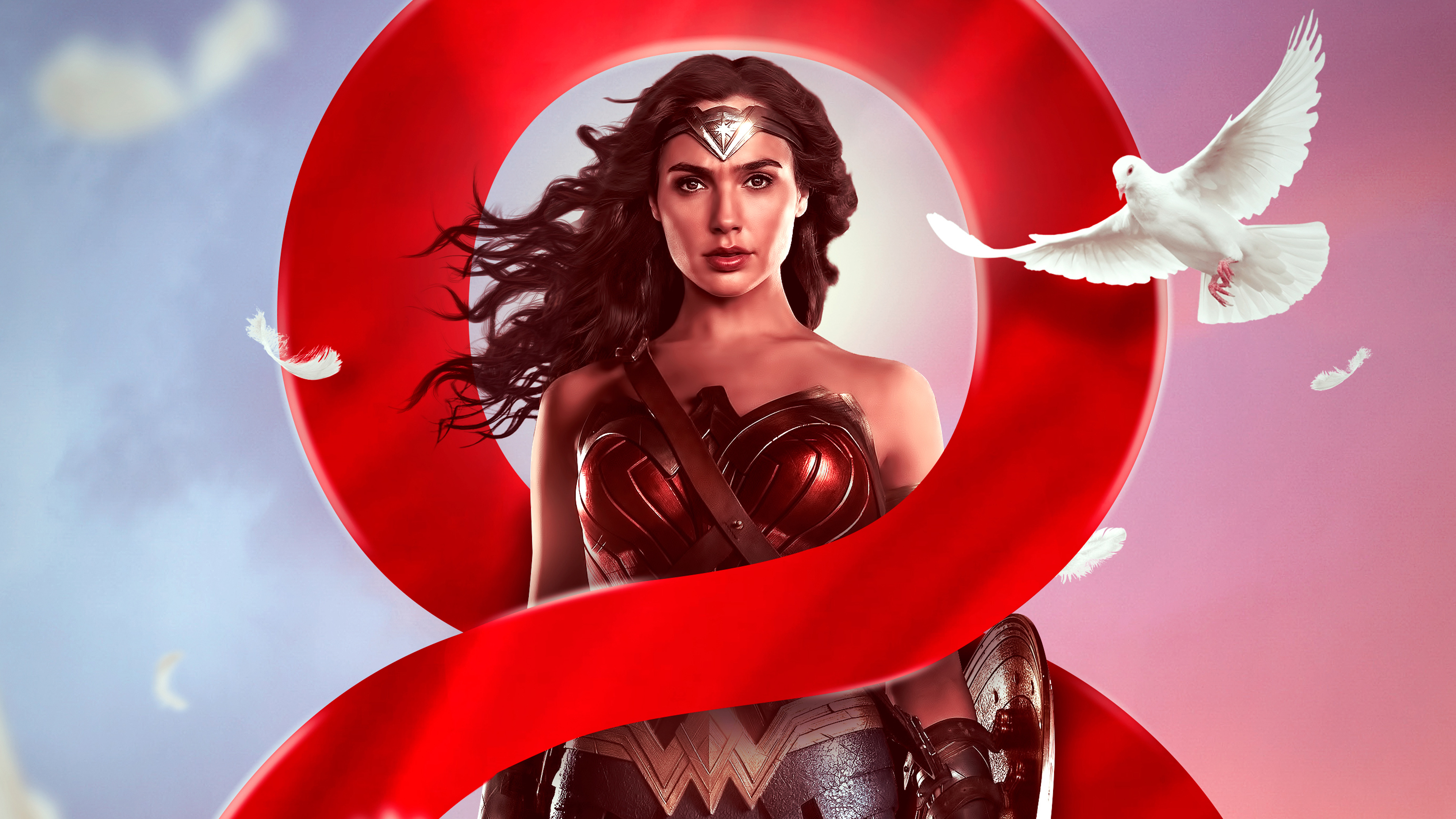 wonder woman poster design 4k 1536524112