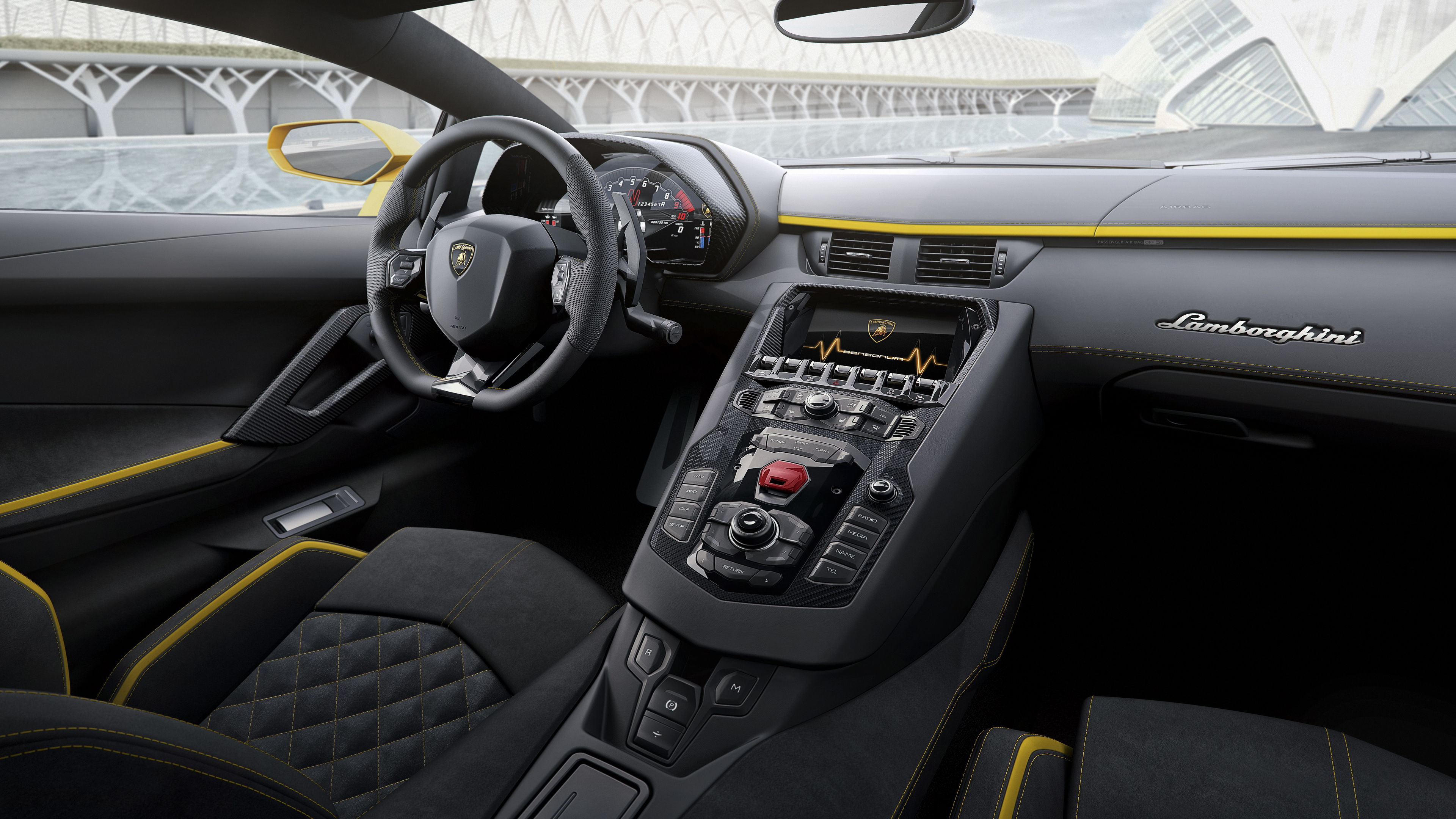 2017 lamborghini aventador s interior 8k 1539104869