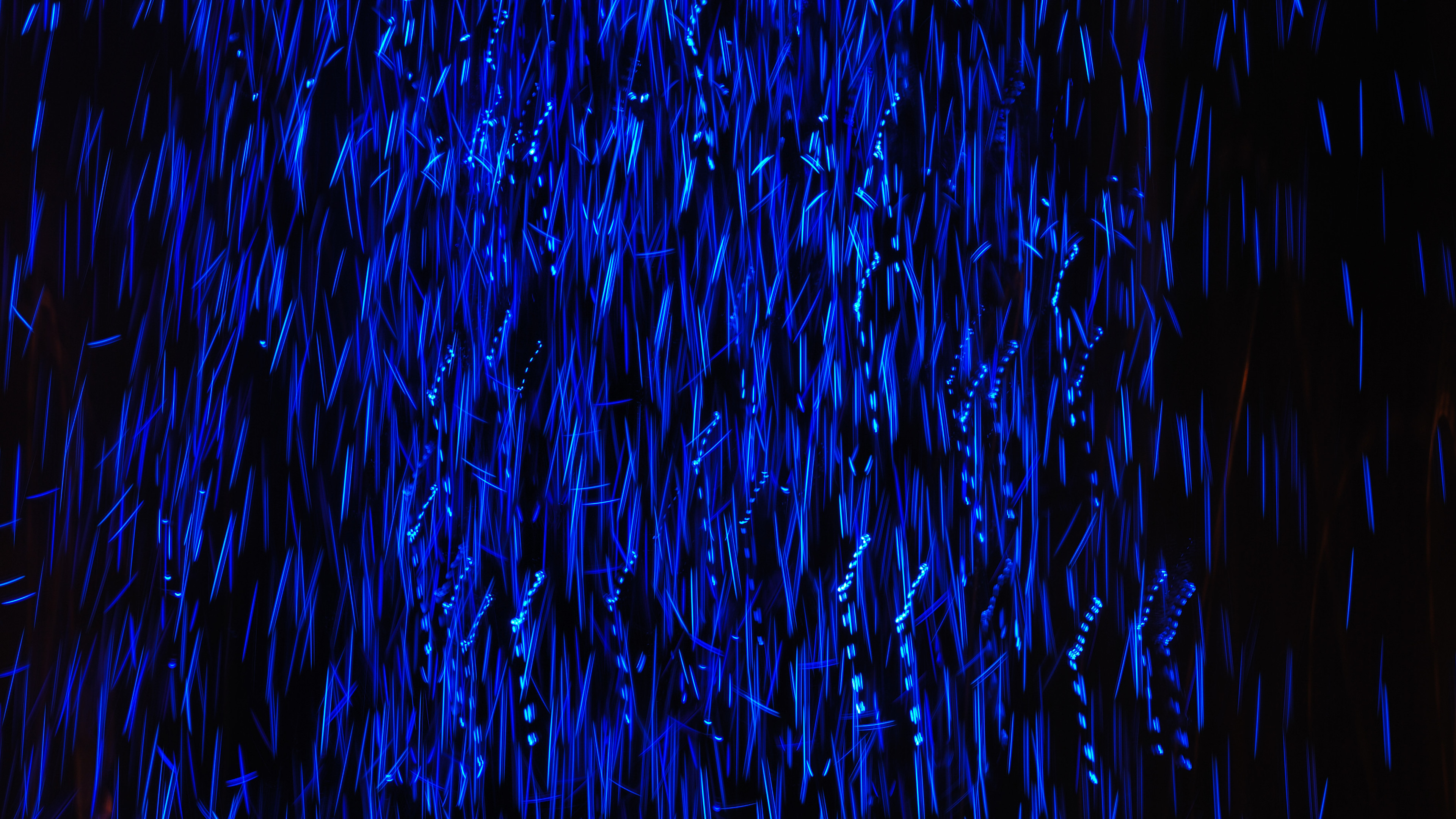 abstract blue lights 4k 1539371369