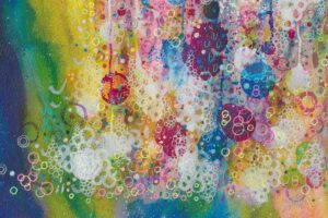 abstraction patterns circles spots multicolored watercolor 4k 1539370347