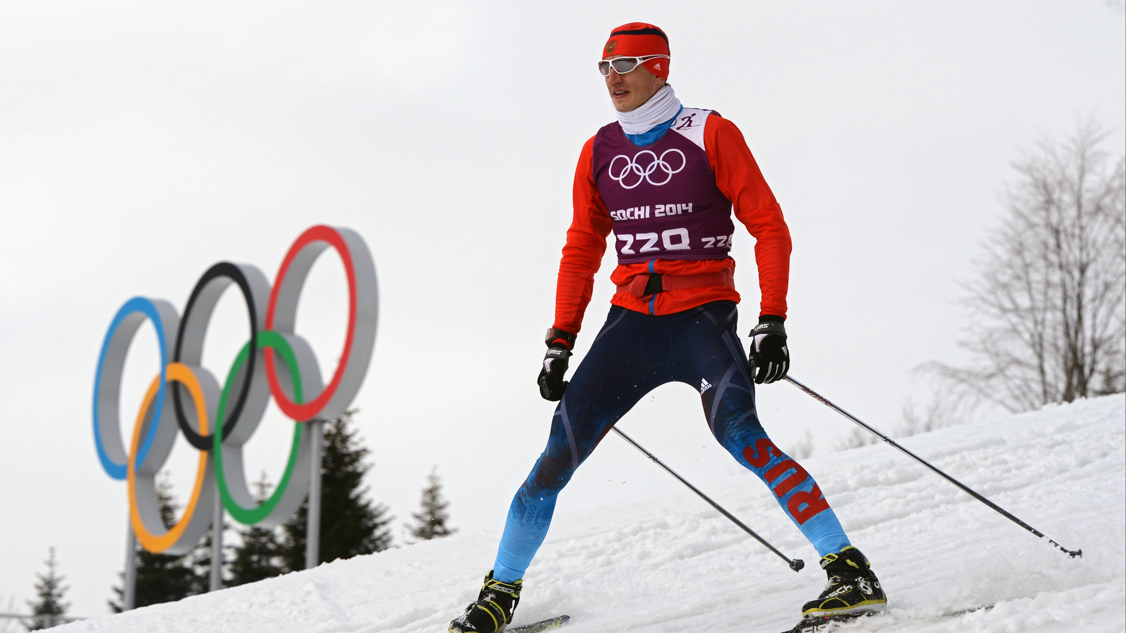 alexander lightweight silver medalist sochi 2014 xxii olympic winter games russia skier snow olympic rings 4k 1540063014