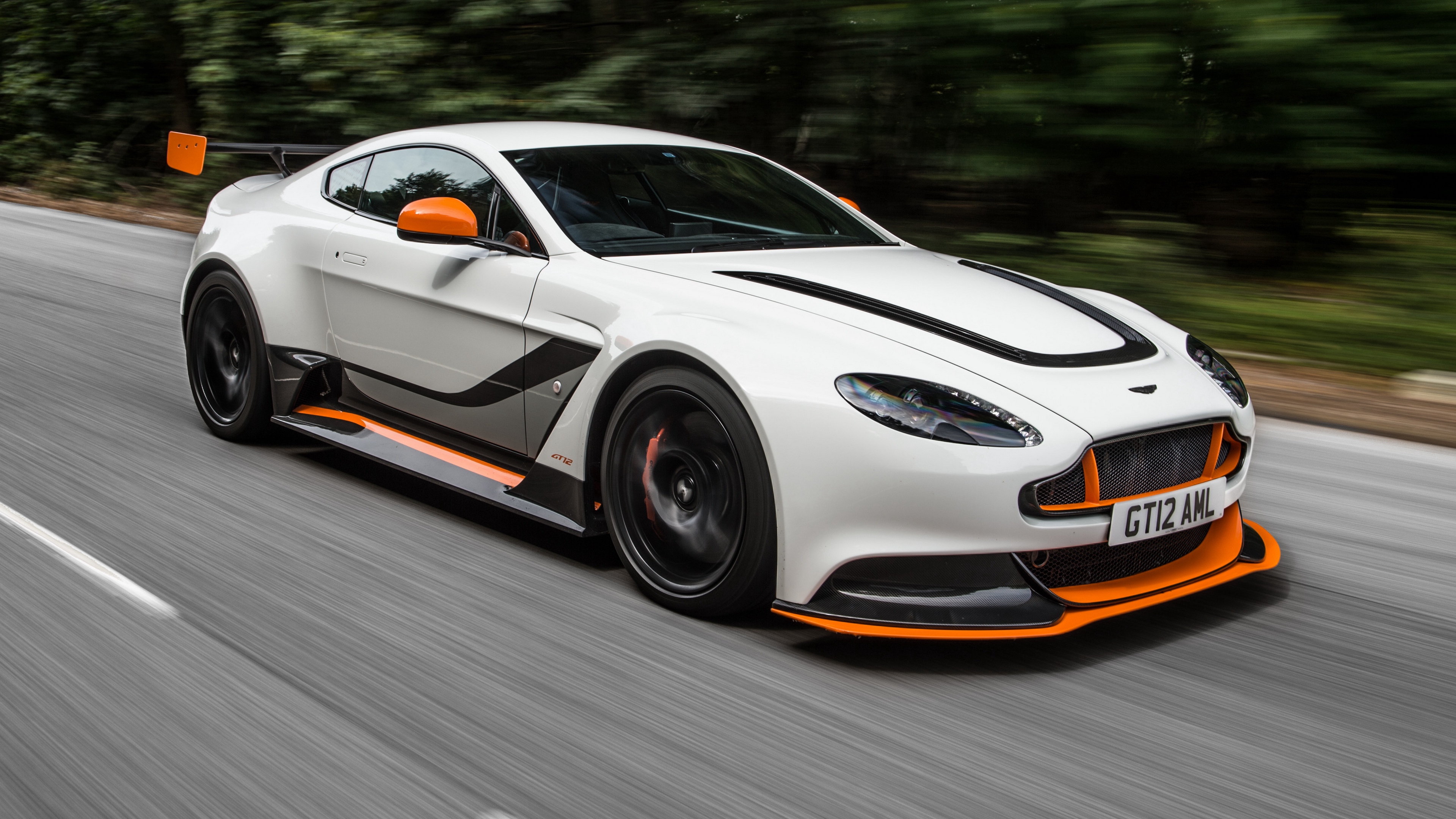 aston martin vantage side view motion 4k 1538935050