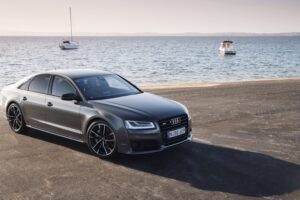 audi s8 side view sea 4k 1538934687