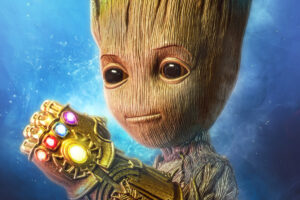 baby groot gauntlet 4k 1540746438