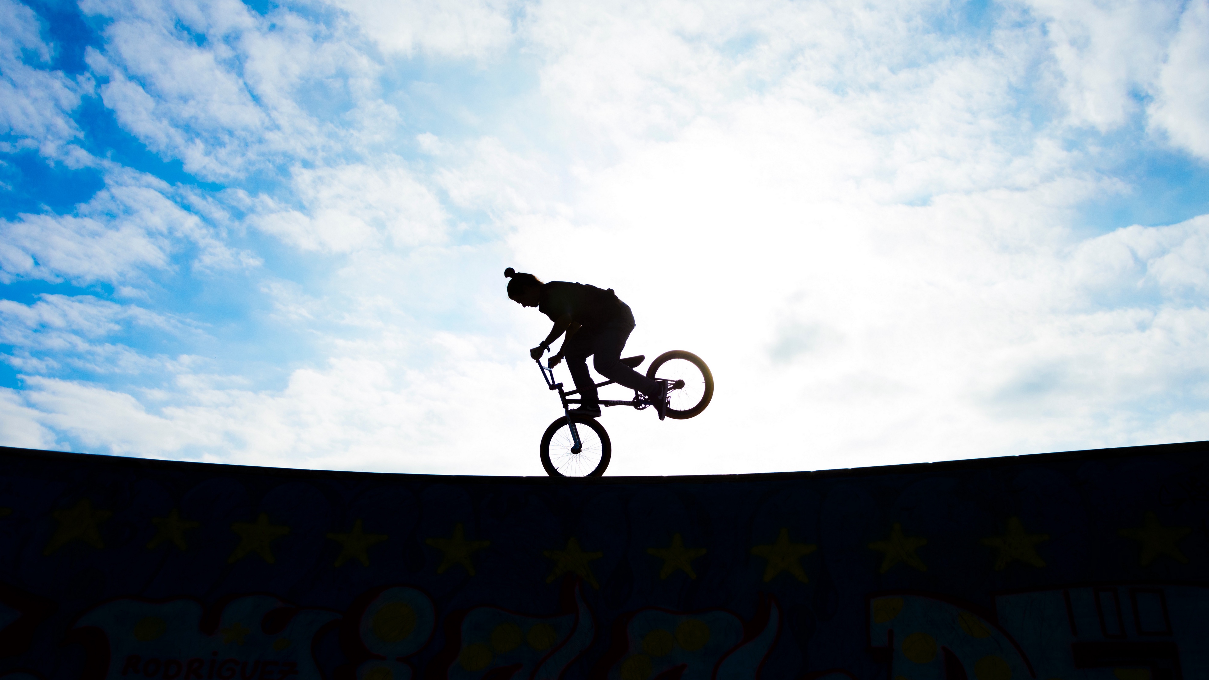 biker silhouette sky 4k 1540061875