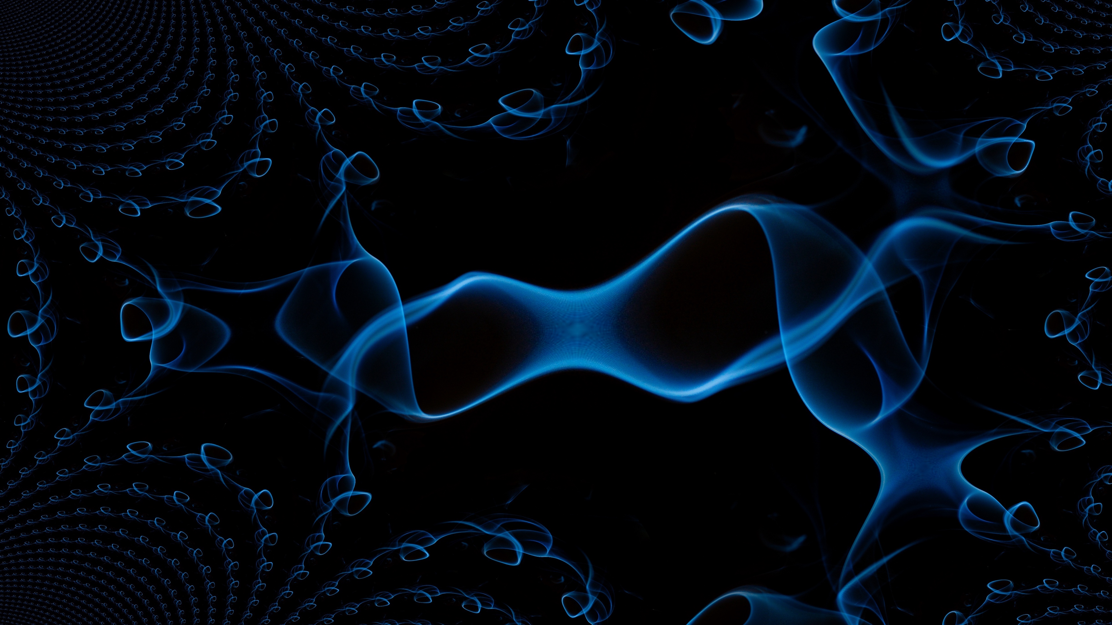 black background smoke line abstraction 4k 1539370178