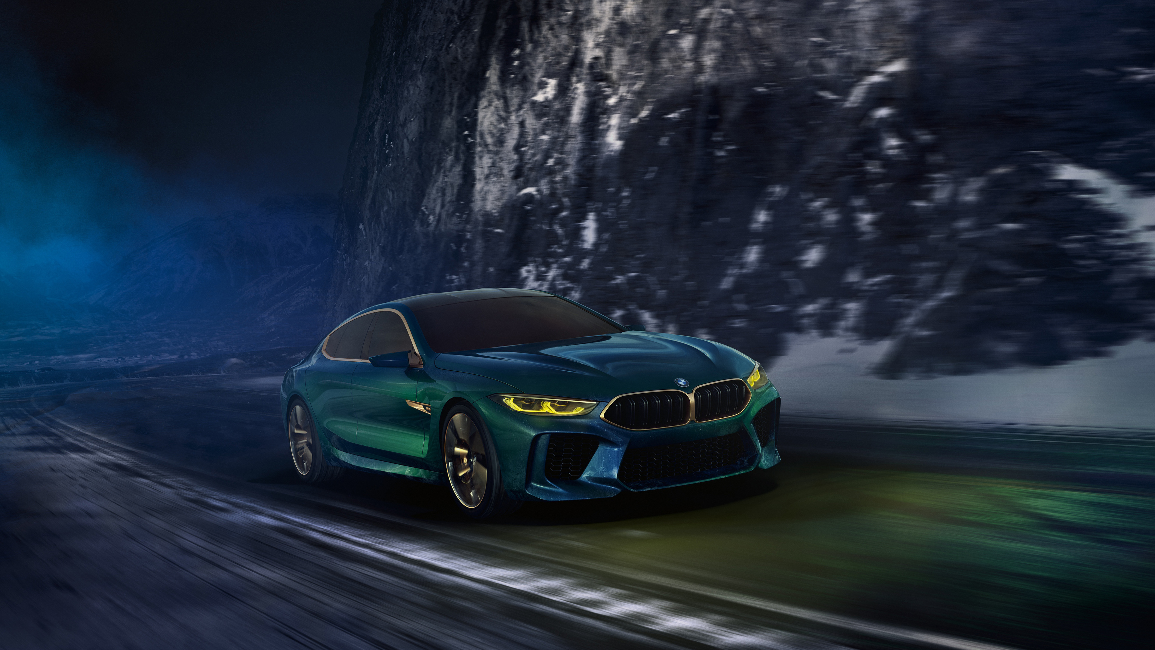 bmw concept m8 gran coupe front view 4k 1539110200