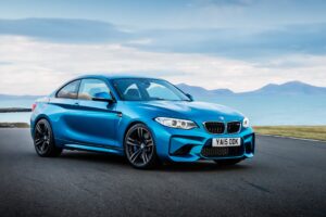 bmw m2 f87 blue side view 4k 1538935022