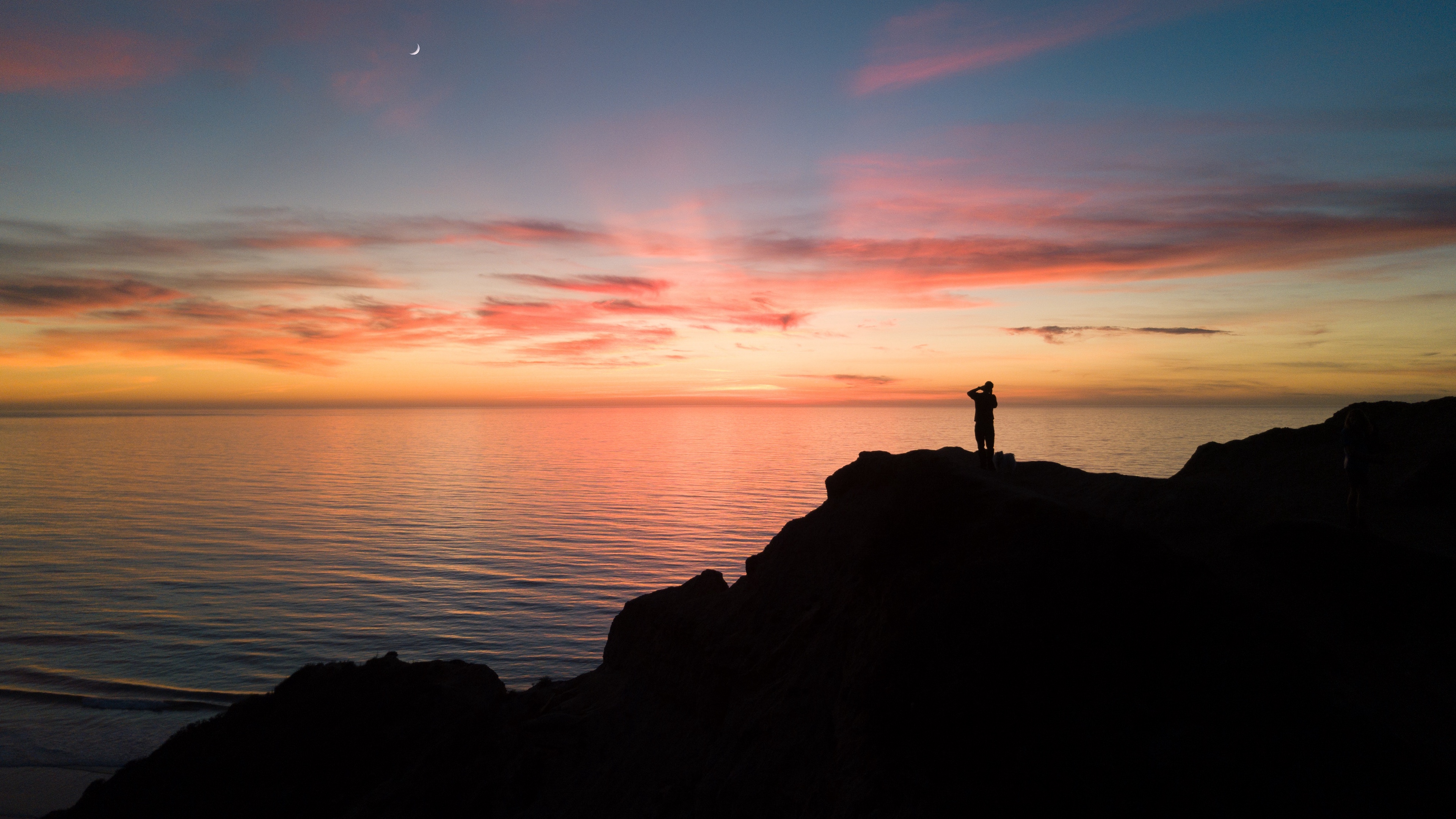 break sea sky sunset 4k 1540574793