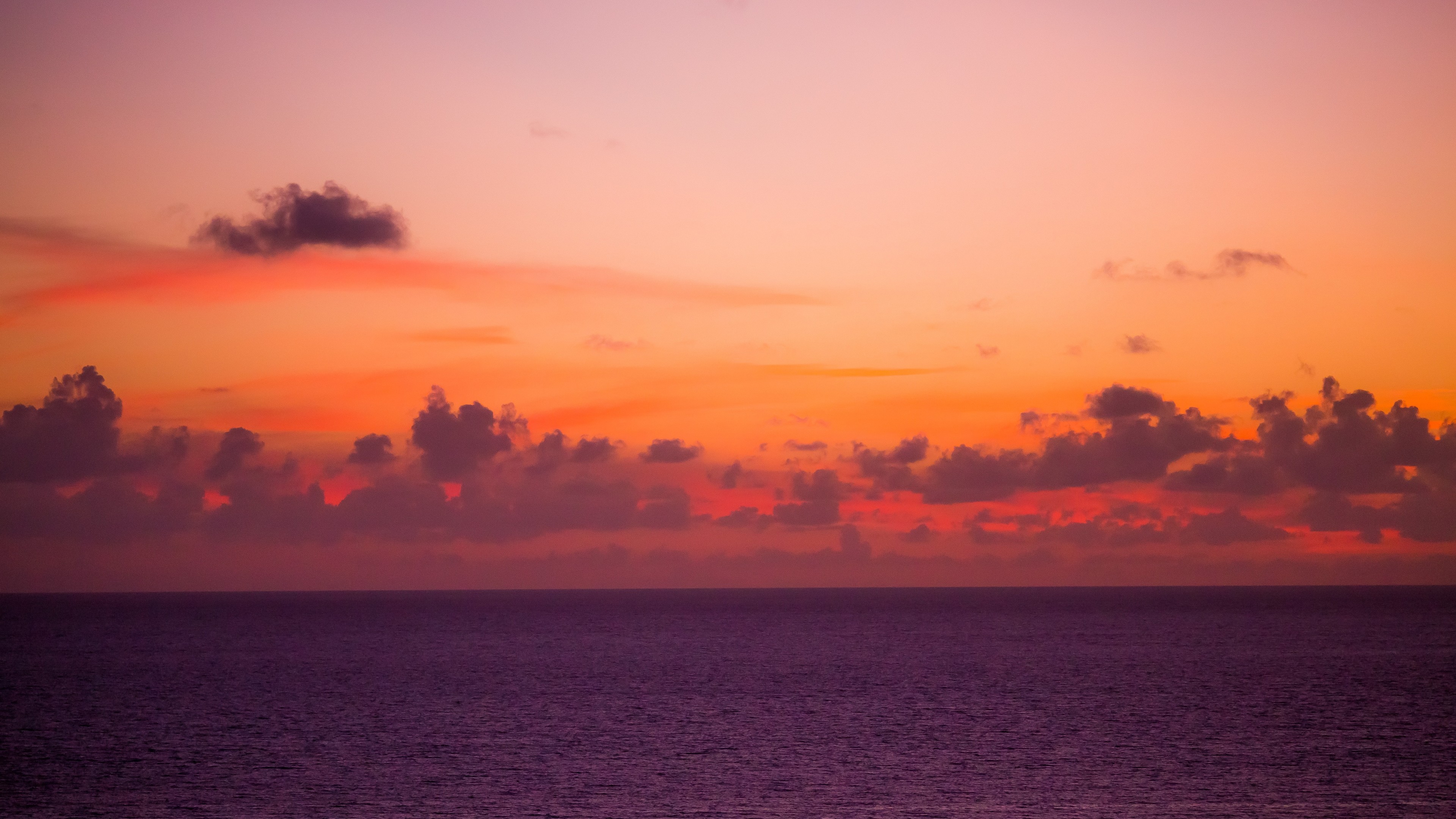 calm sea evening stock 4k 1540135893