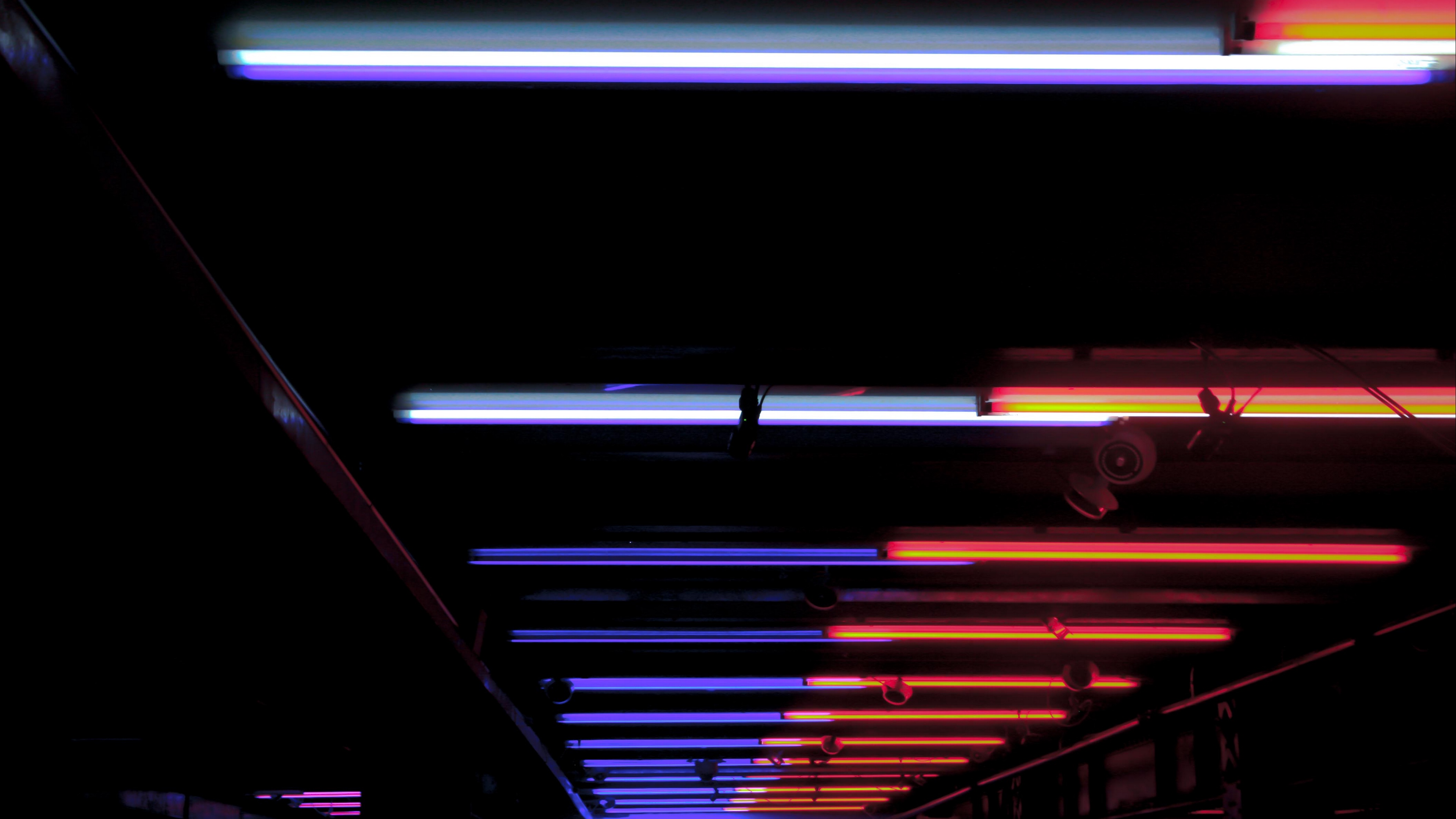 ceiling lighting night neon 4k 1540575059