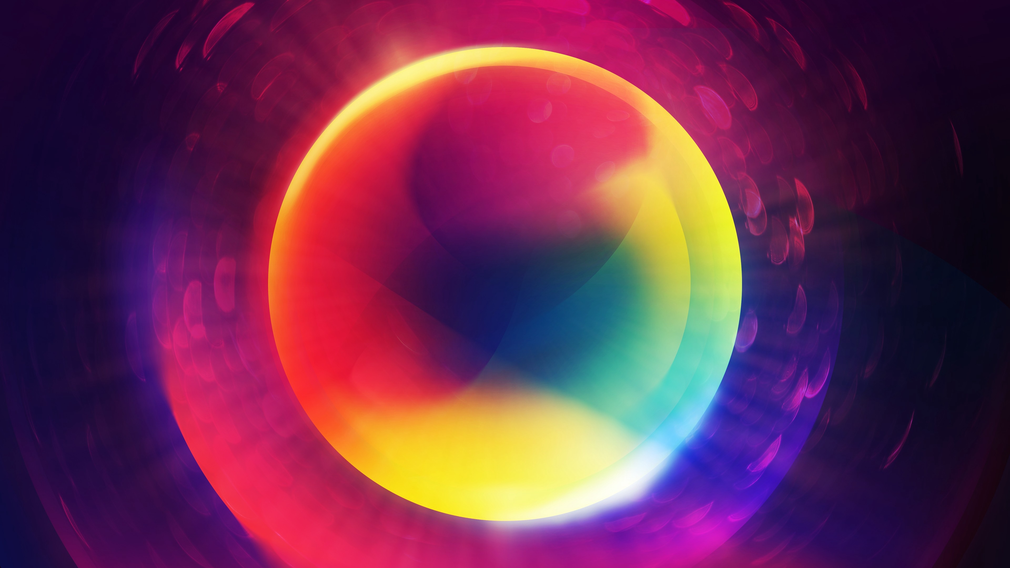 circle colorful shape 4k 1539370327