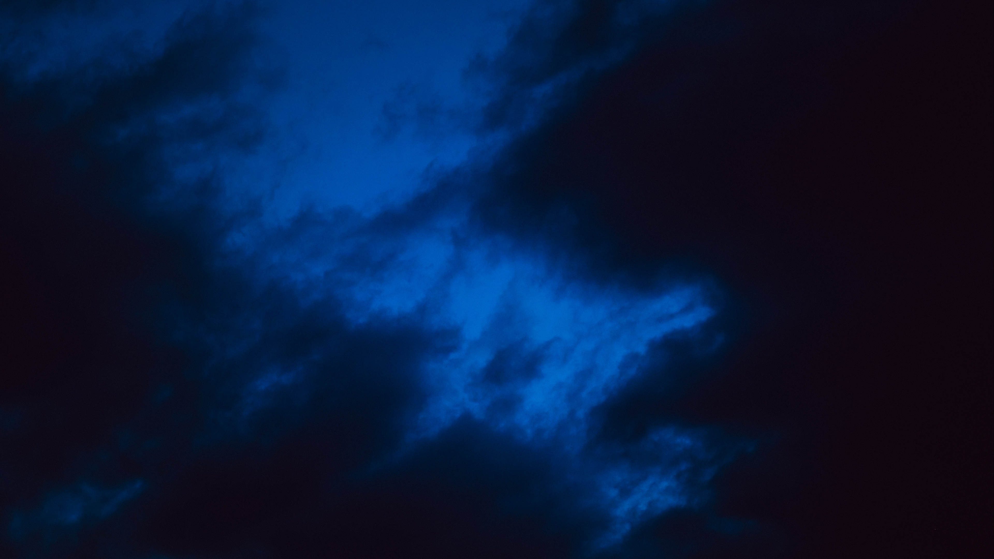 clouds, sky, night 4k