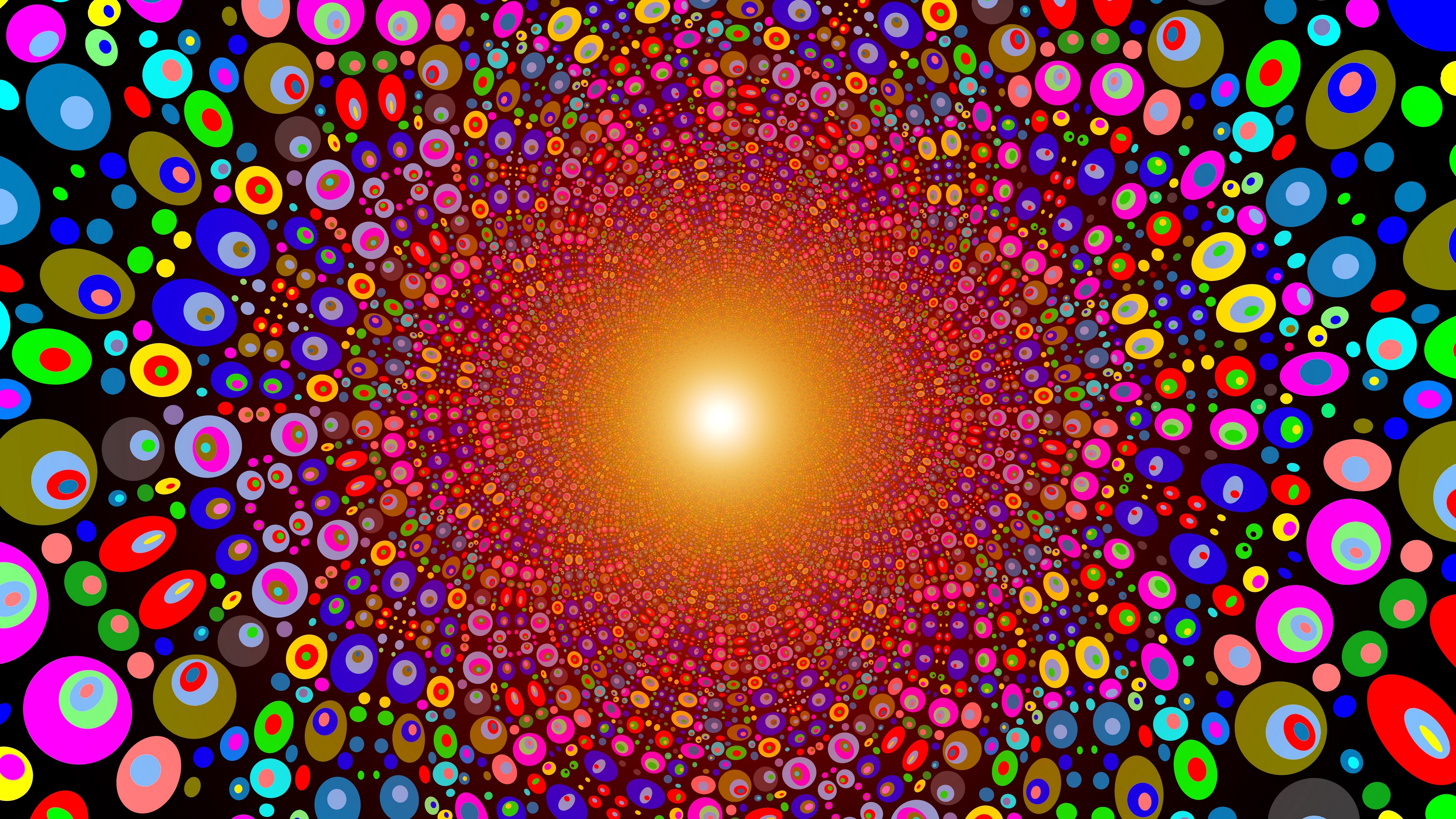 colorful bright circles texture line explosion 4k 1539369746