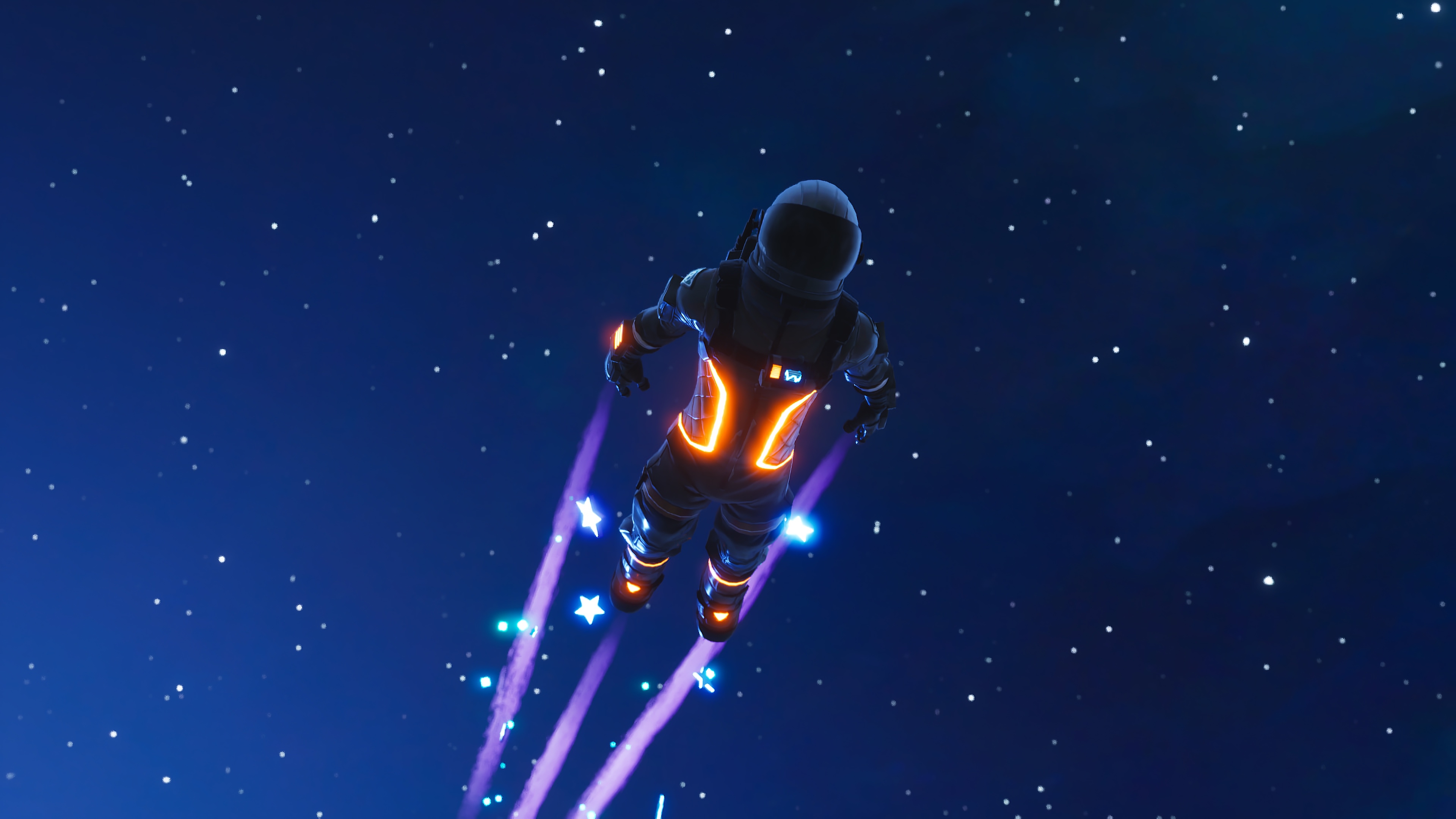 dark voyager skydive fortnite battle royale 4k 1540982538