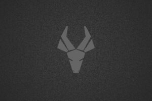 deer logo dark minimalism 4k 1540756033