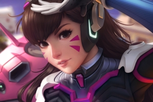 dva overwatch artwork 4k 1540748741