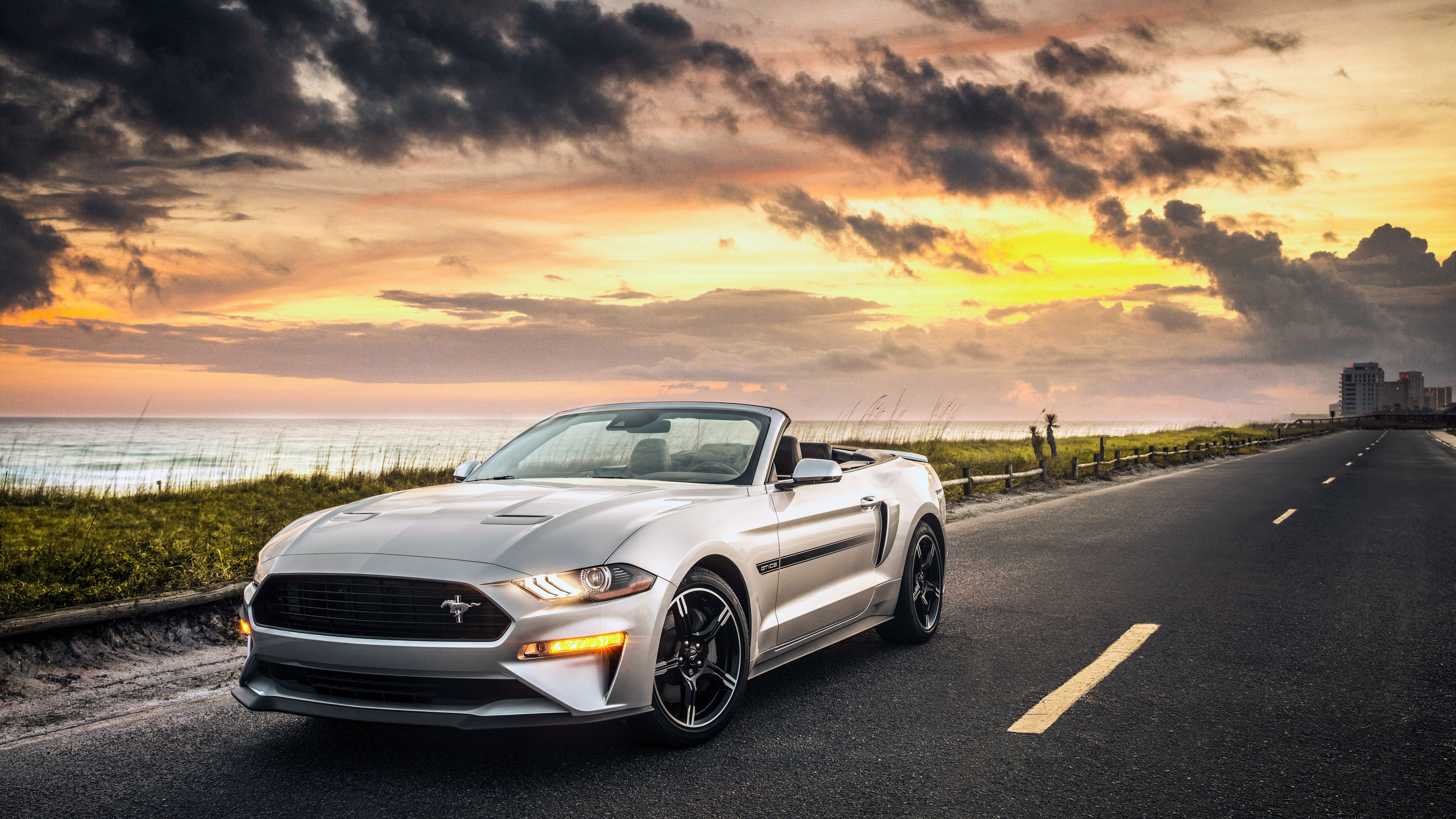 ford mustang gt convertible 2019 4k 1539110280