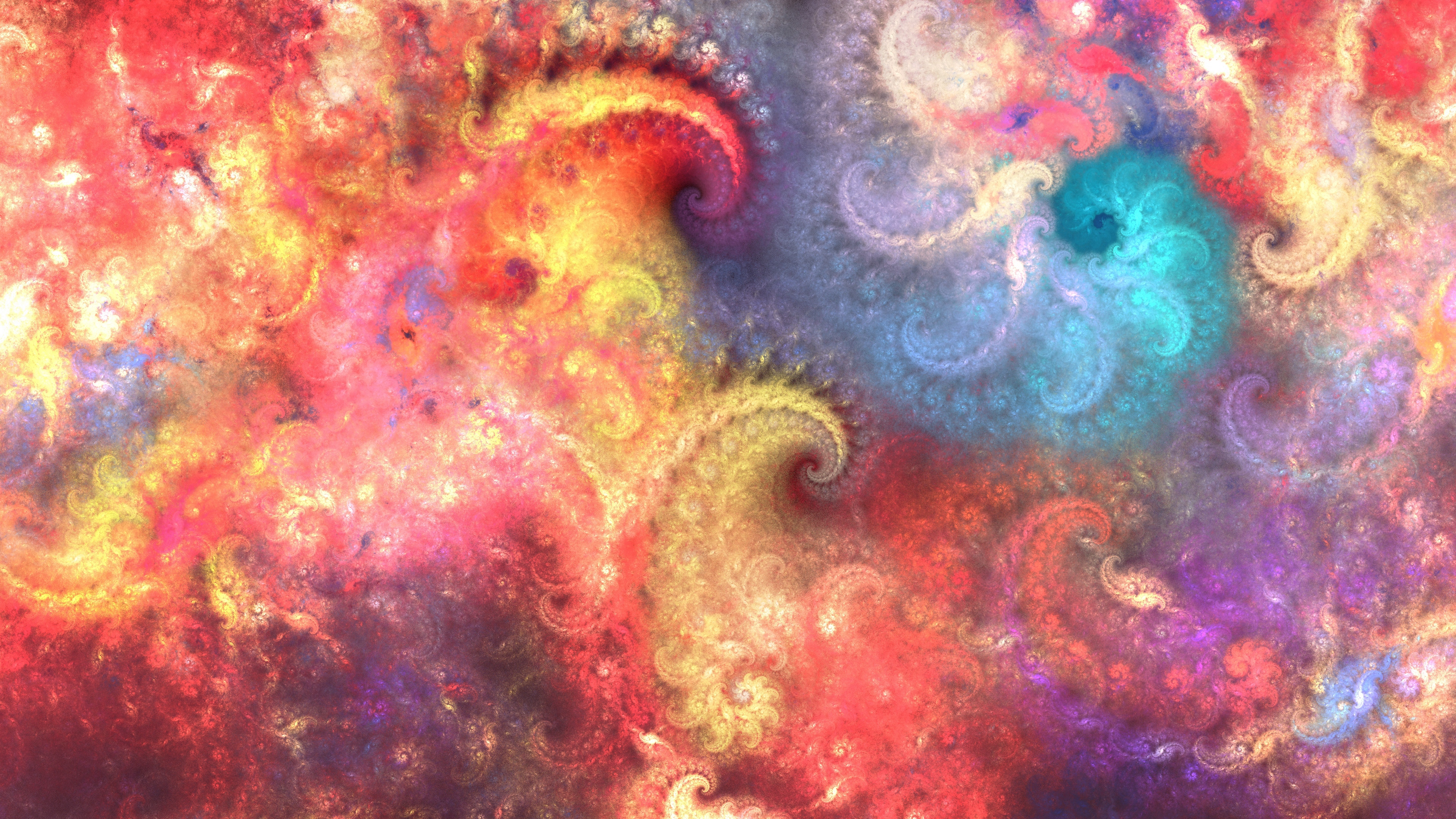 fractal background pattern color 4k 1539370286