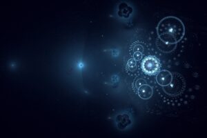 fractal circles patterns dark effect 4k 1539370349