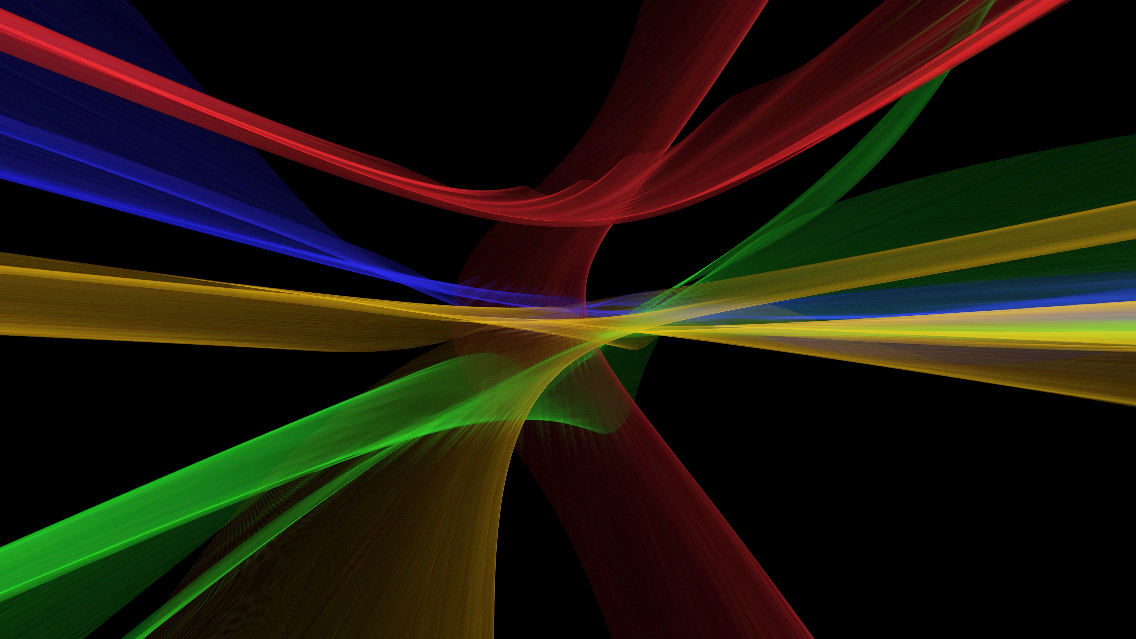 fractal lines multicolored intersection 4k 1539369708