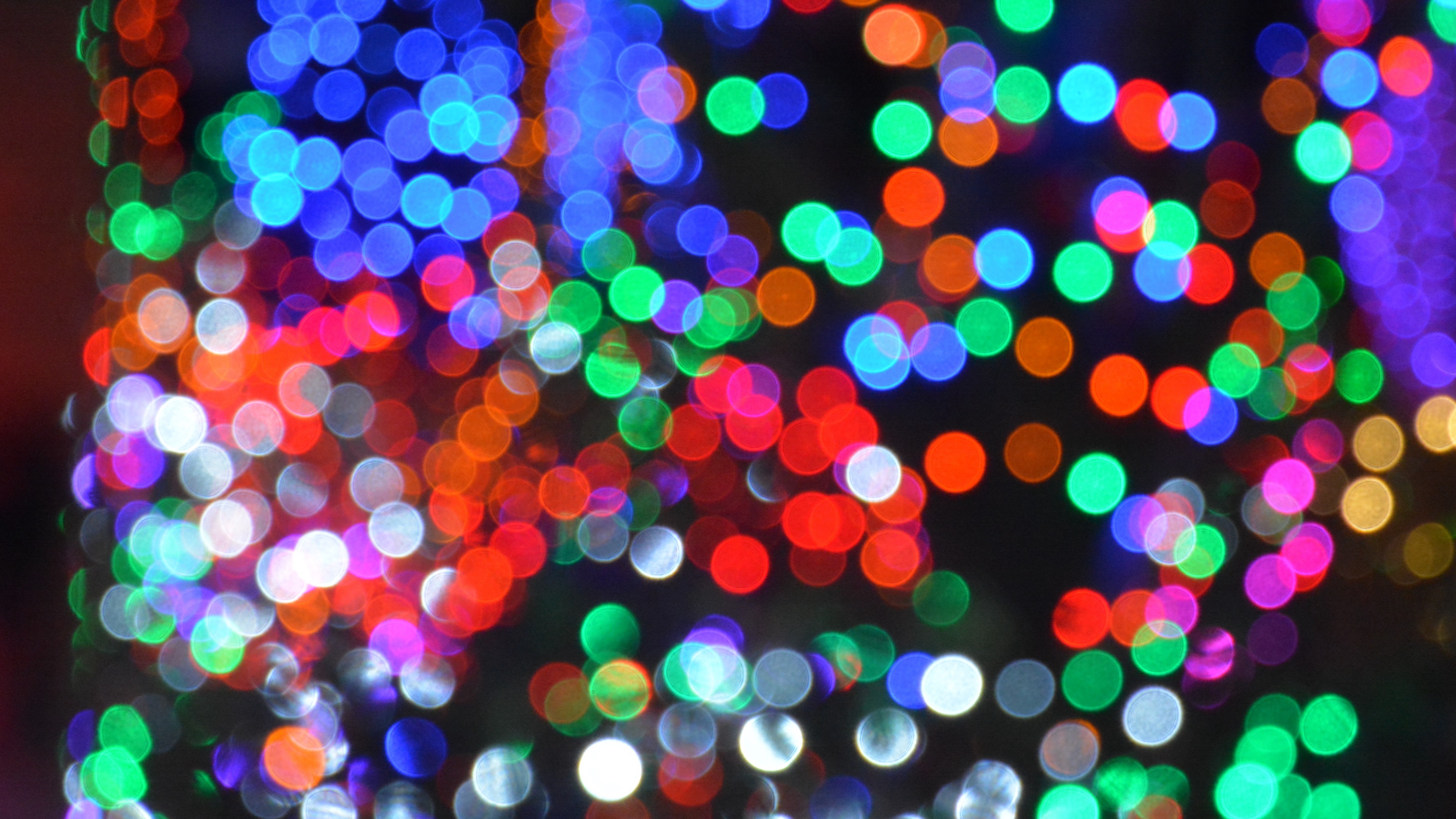 glare bokeh circles bright colorful 4k 1539369941