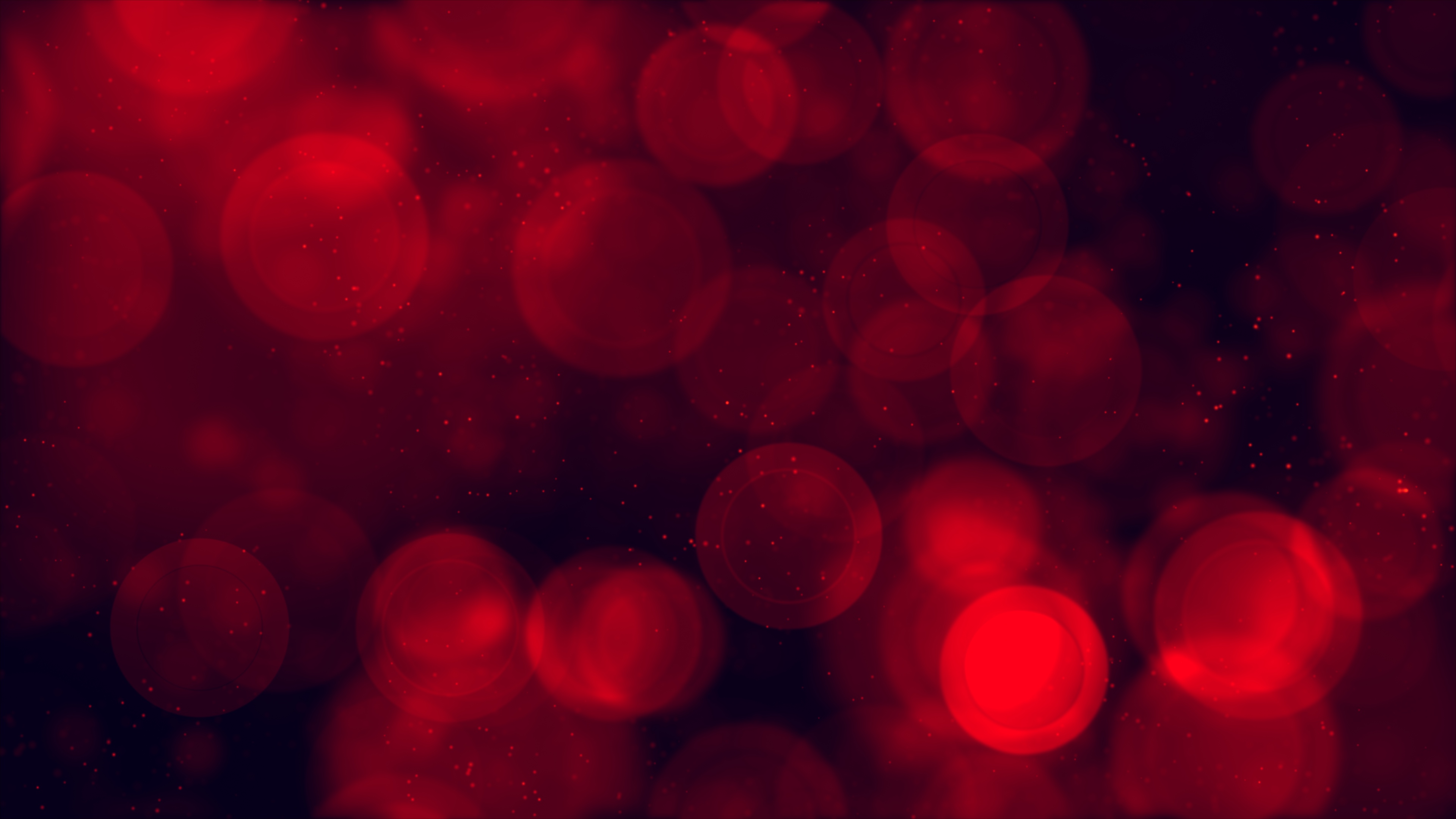 glare bokeh circles red shine 4k 1539369616