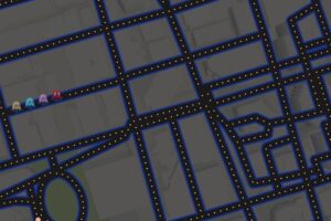 google maps pacman art 4k 1540748311