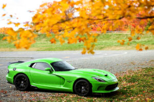 green dodge viper gtc 4k 1539109423