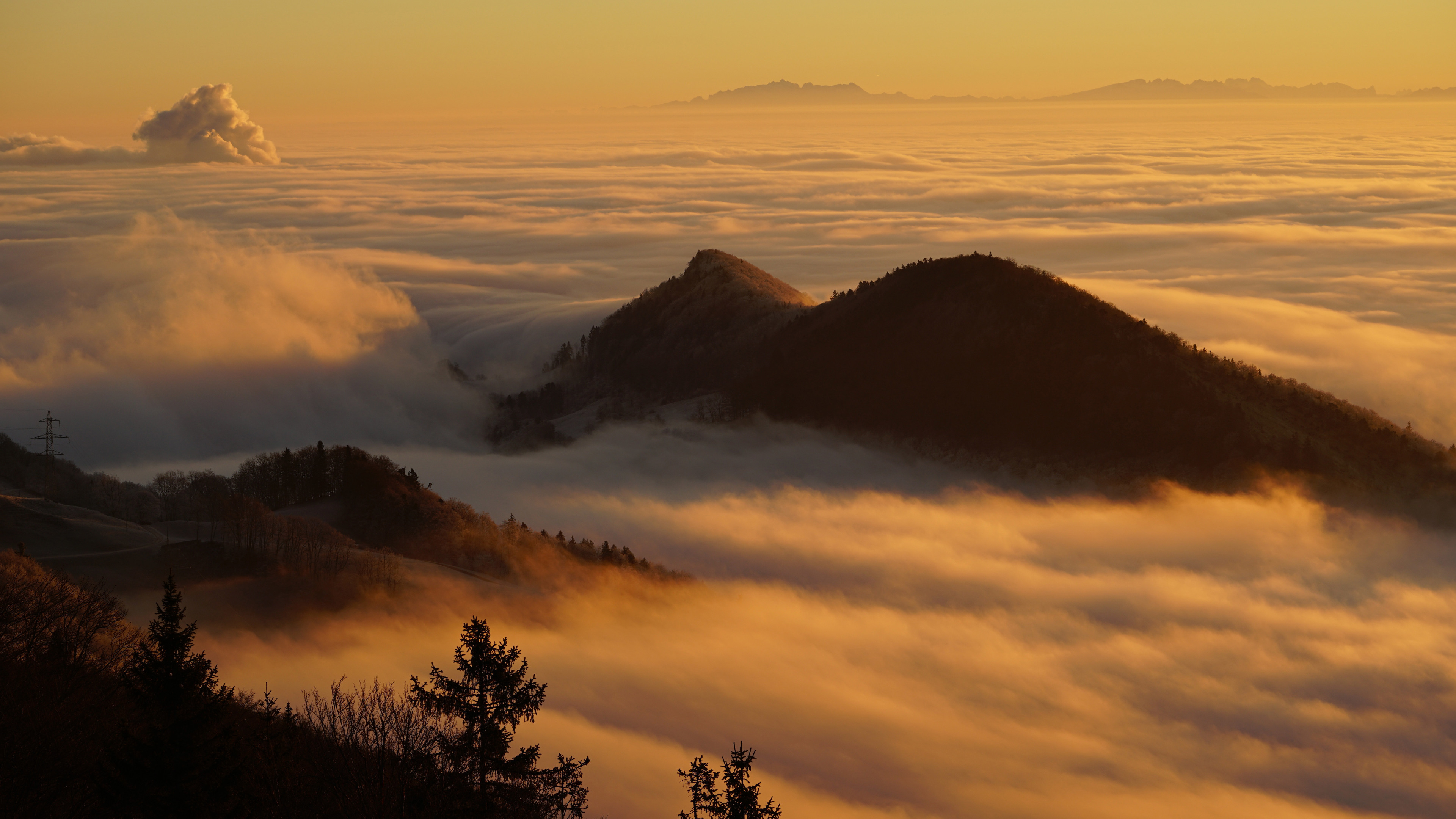 homberg clouds sea of fog 4k 1540134306