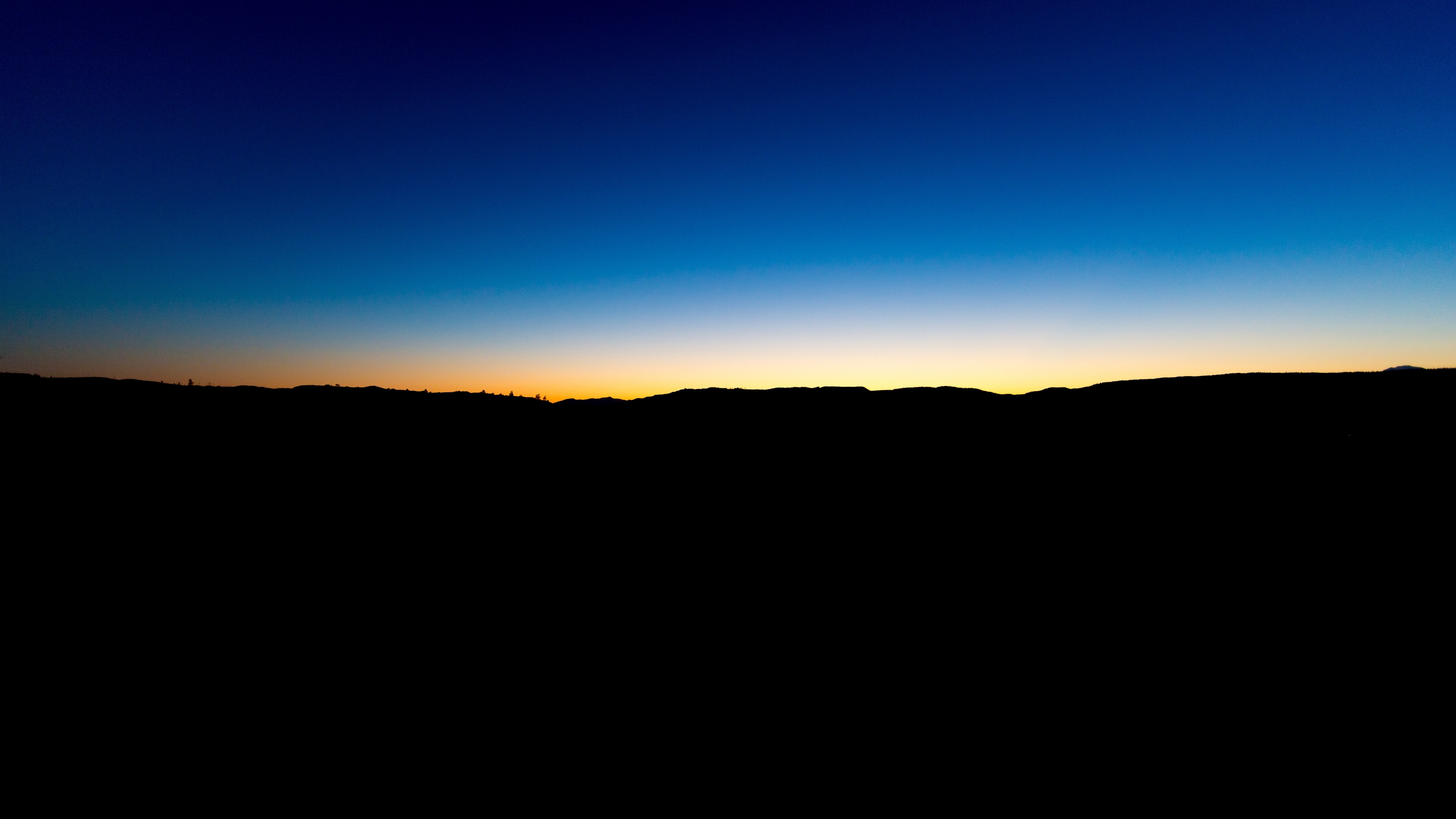 horizon sky sunset night 4k 1540576462