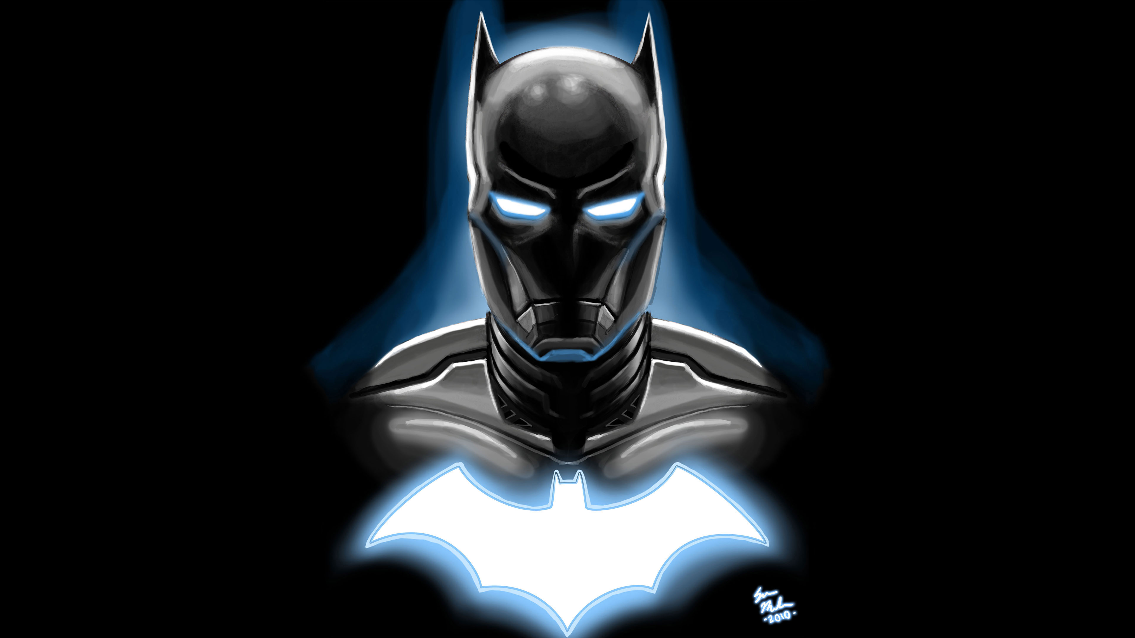 iron batman artwork 4k 1538785733