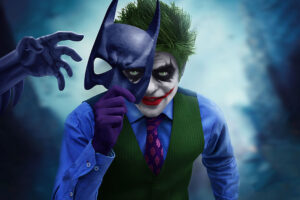 joker with batman mask off 1539452735