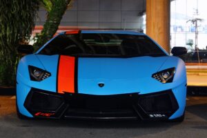 lamborghini aventador lp700 4 blue supercars exotic 4k 1538938596