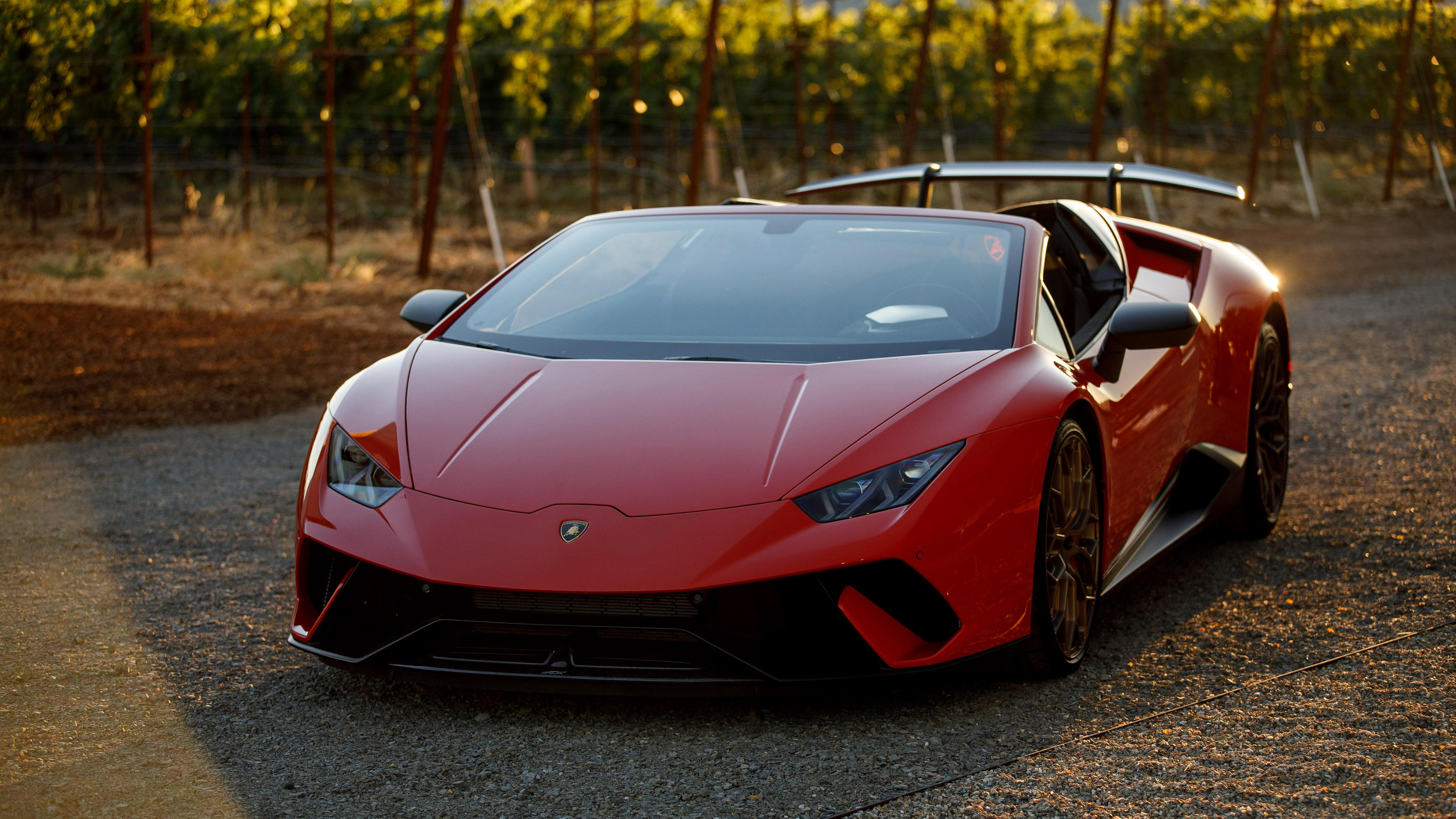 Wallpaper 4k Lamborghini Huracan Perfomante Spyder 2018 4k 2018 Cars