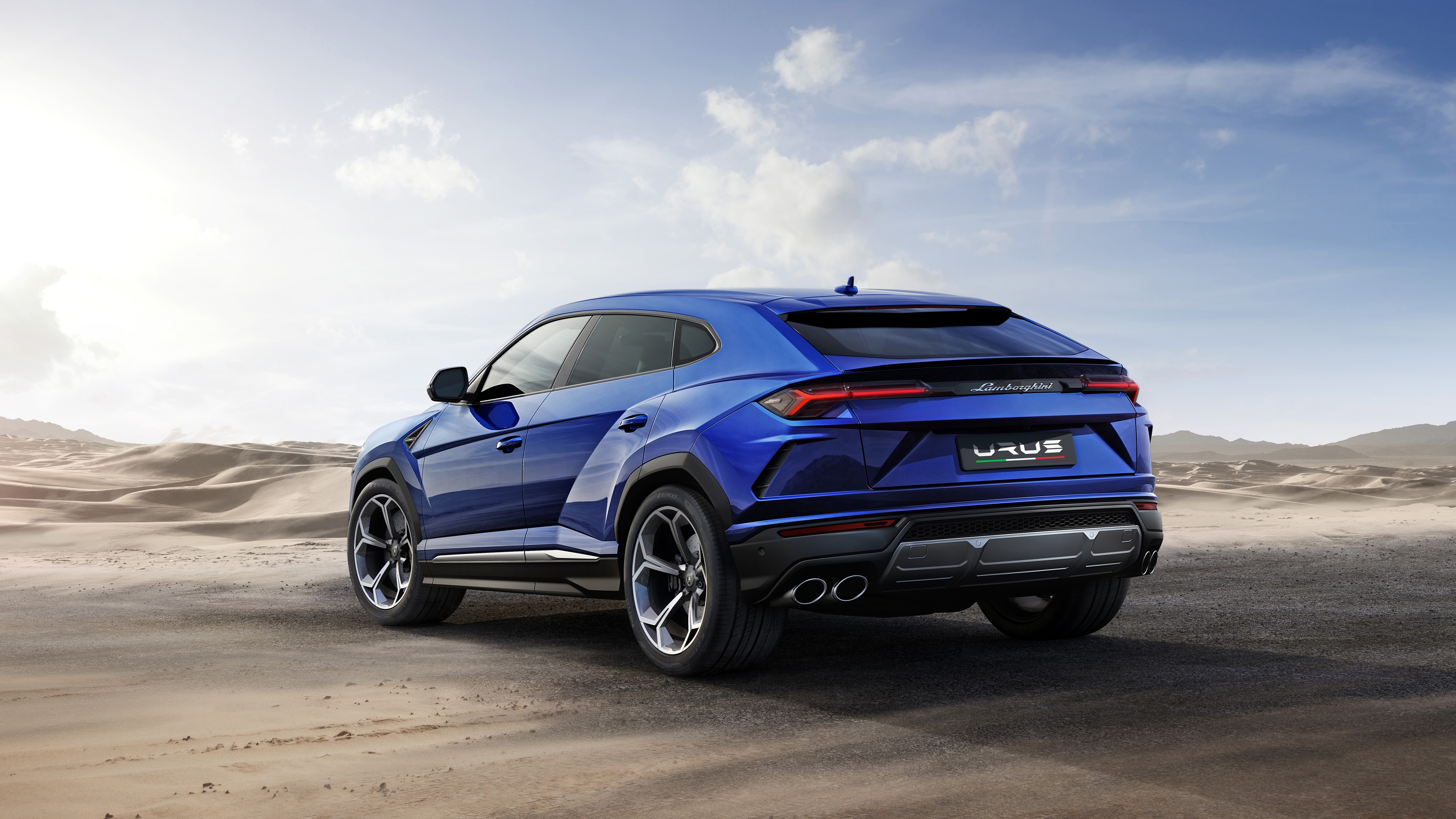 lamborghini urus blue color 4k 1539108766