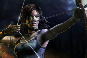 lara croft tomb raider artwork 4k 1540750123