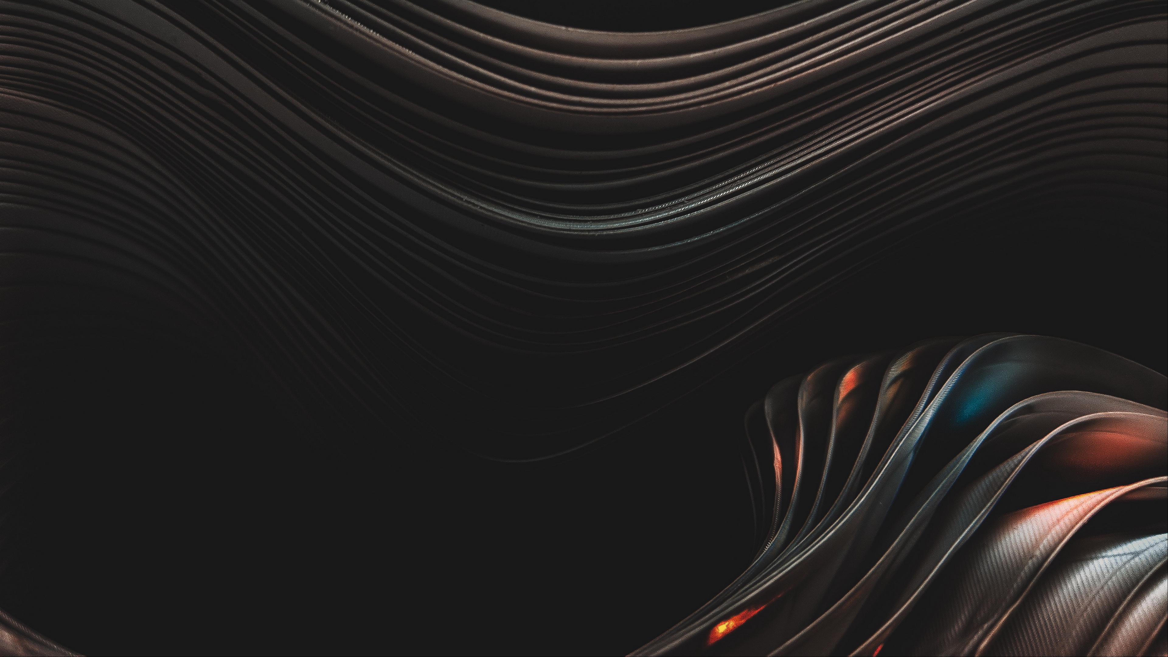 layers paper minimalism dark bends 4k 1540576158