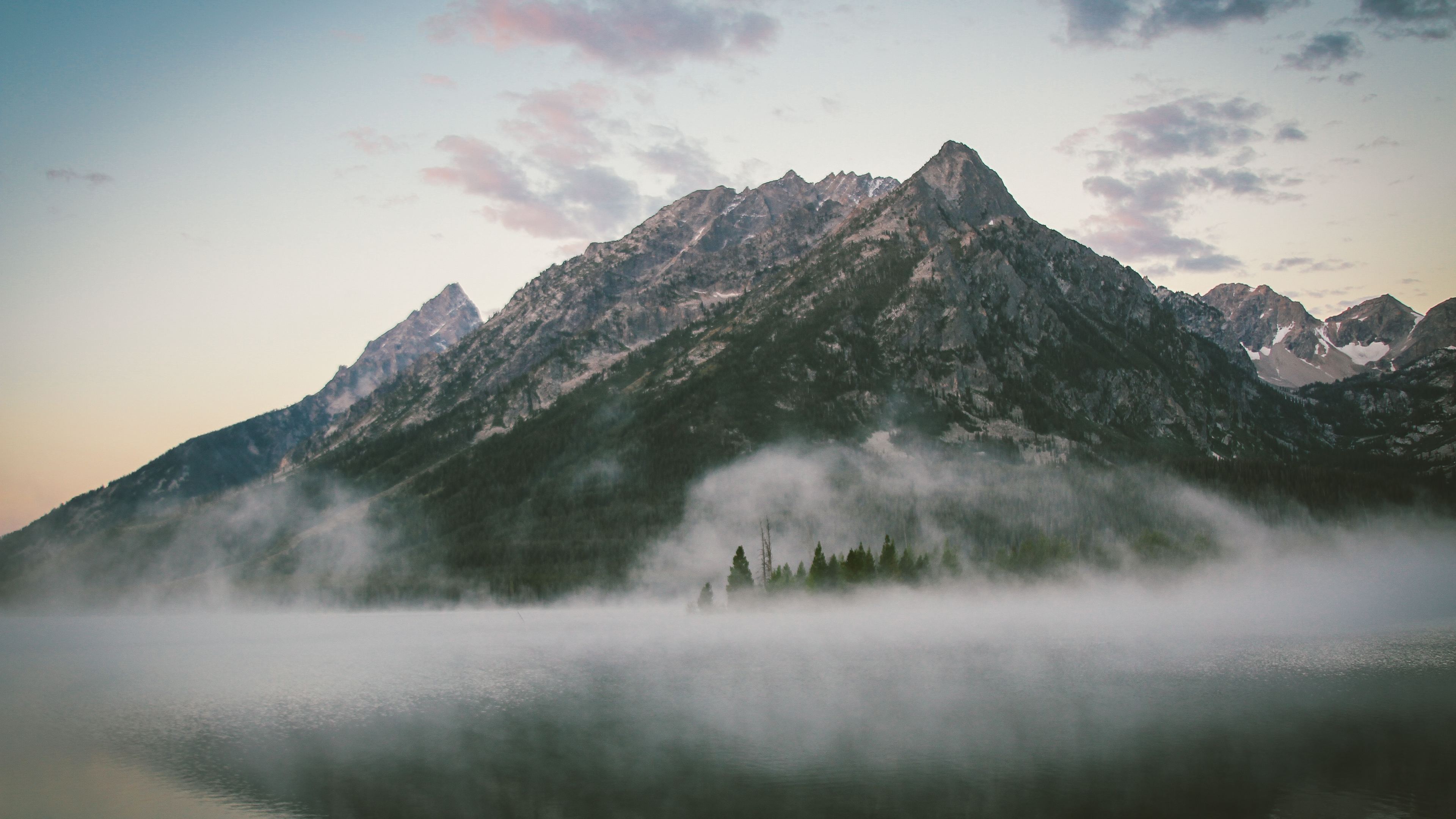 majestic mountains by lake 5k 1540143469