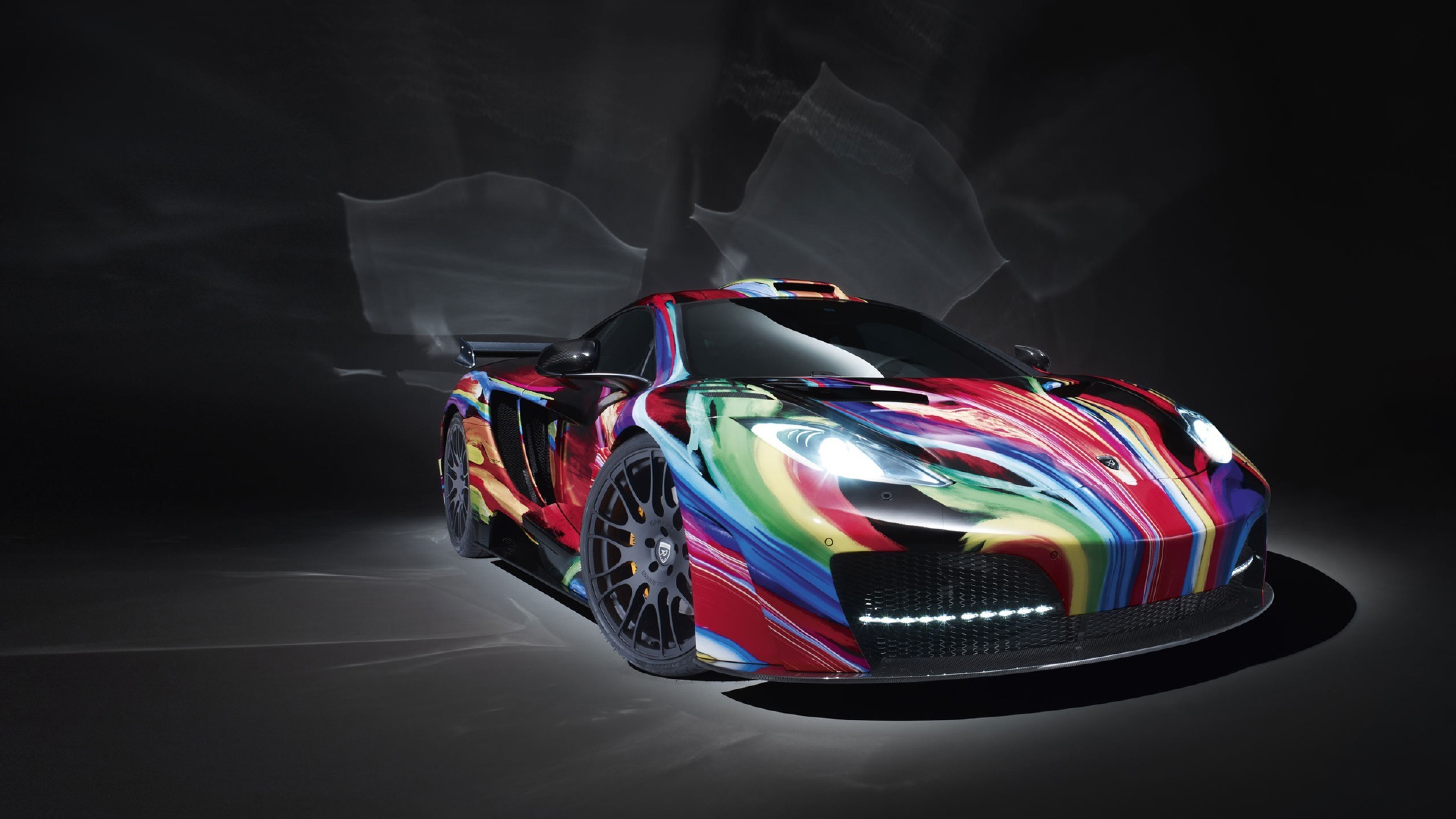 mclaren colorful art 4k 1540748301